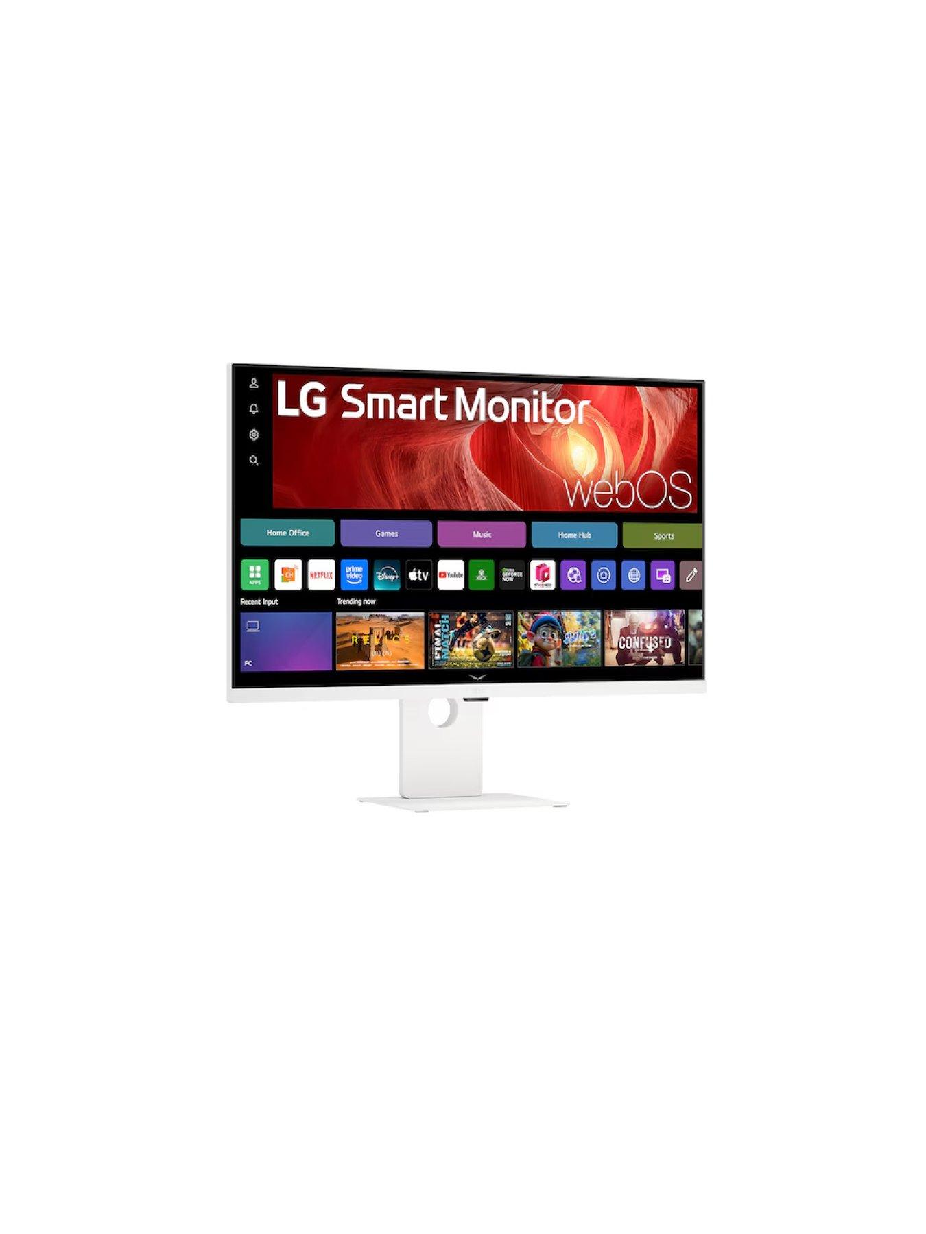 Image 3 of 7 of LG 37U730SA-W 36.5in IPS White Multimedia Smart Monitor