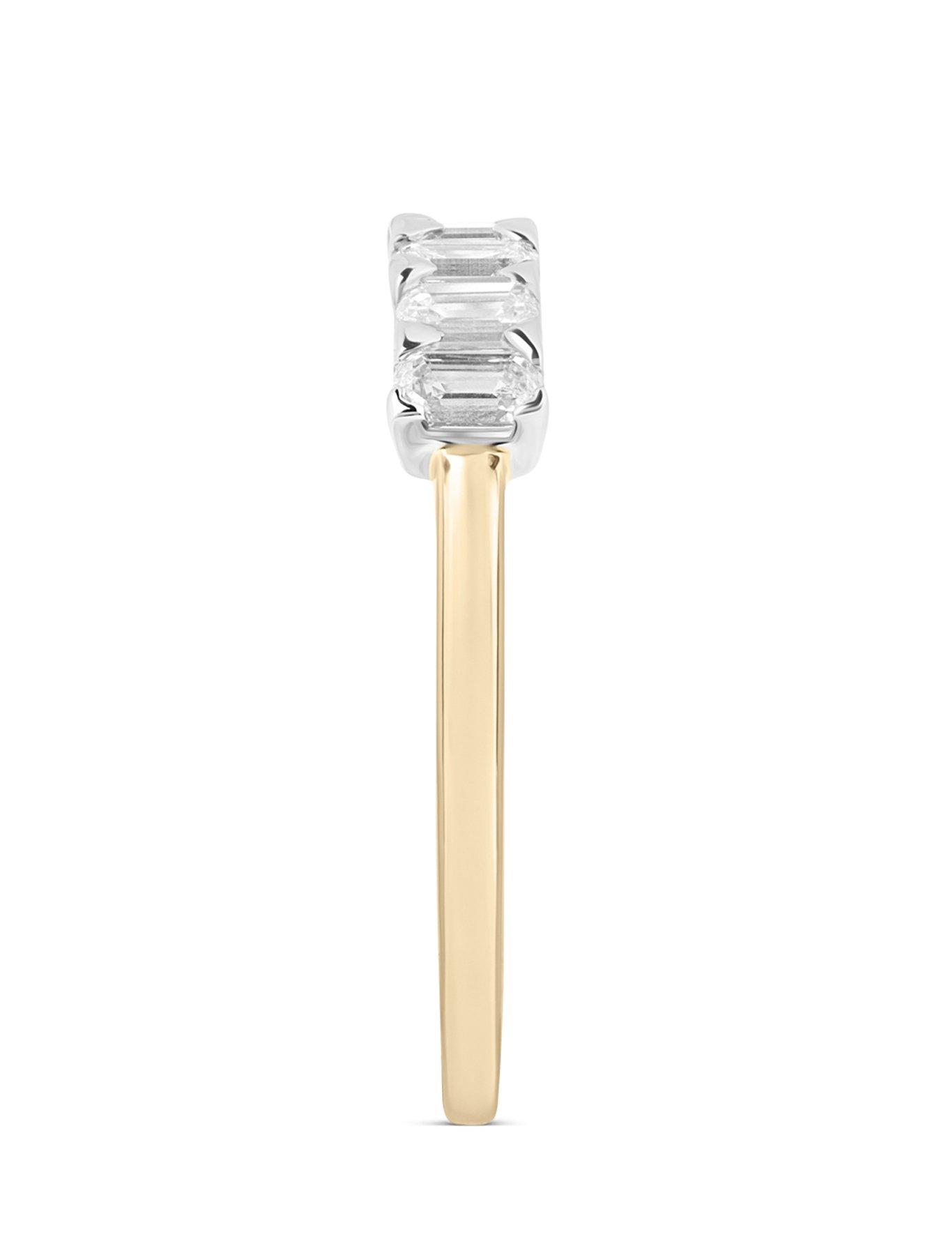 Image 2 of 5 of Love DIAMOND 9ct Lab-Grown Diamond 0.70CT Emerald Cut Eternity Ring