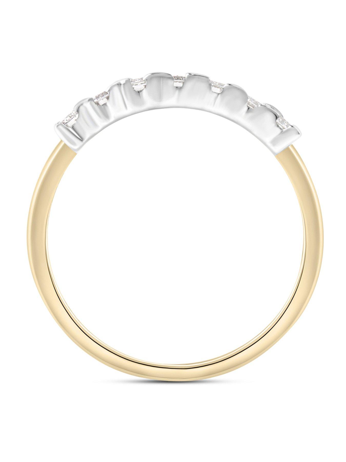 Image 3 of 5 of Love DIAMOND 9ct Lab-Grown Diamond 0.70CT Emerald Cut Eternity Ring