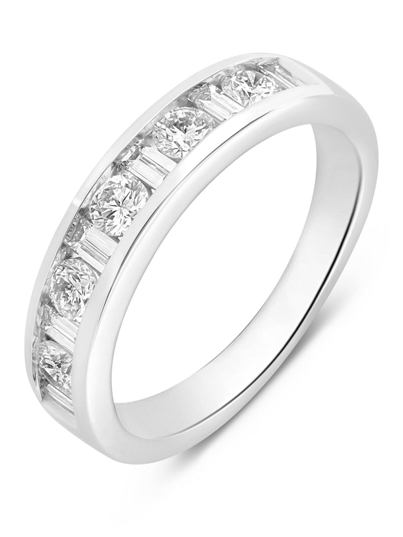Love DIAMOND 9ct Lab-Grown Diamond 0.75CT Channel Set Eternity Ring