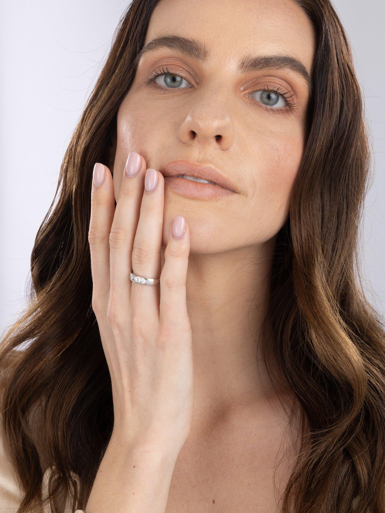 Image 5 of 5 of Love DIAMOND 9ct Lab-Grown Diamond  Channel Set Eternity Ring