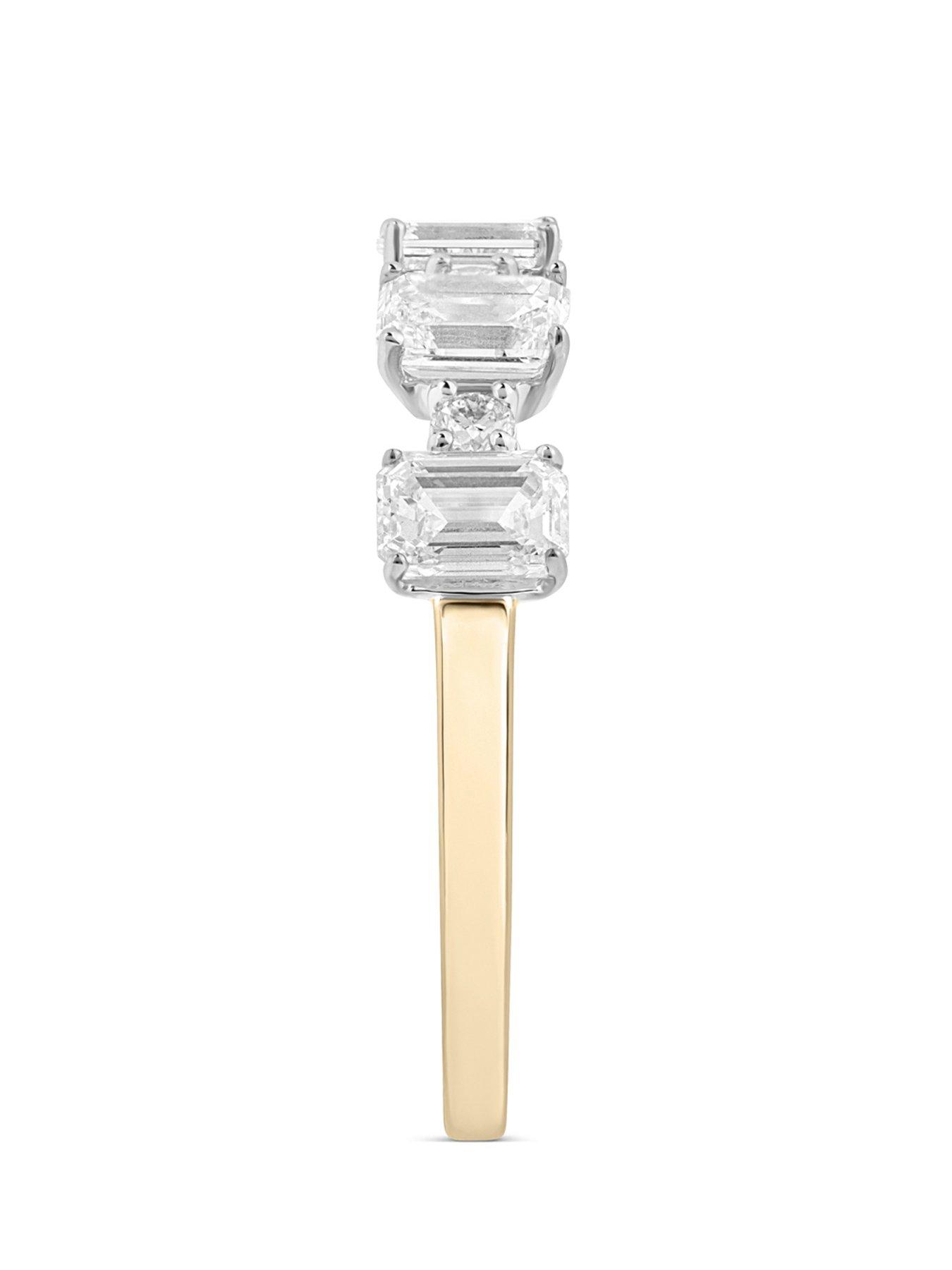 Image 2 of 5 of Love DIAMOND 18Ct Plated Lab-Grown Diamond Engagement Ring