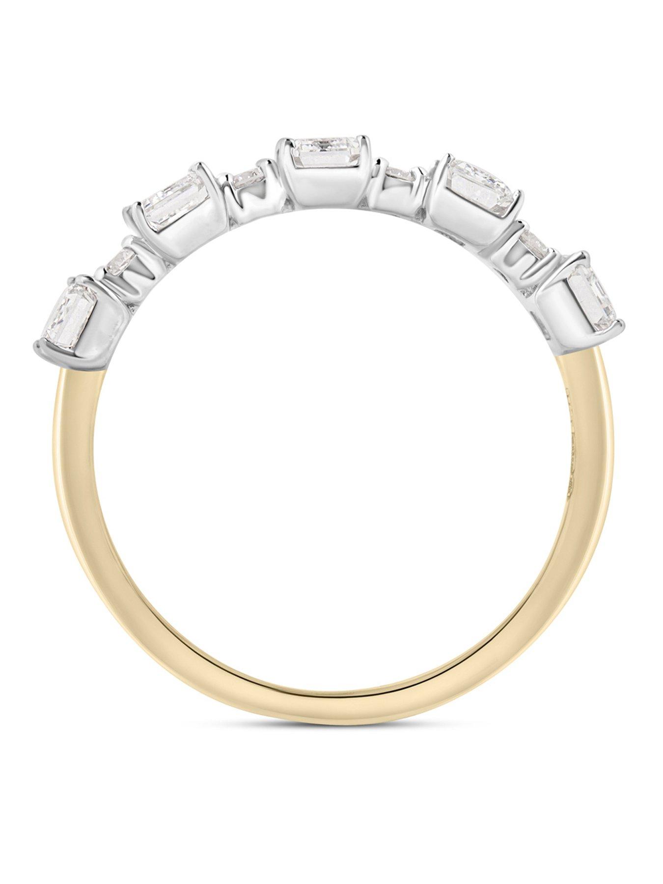 Image 3 of 5 of Love DIAMOND 18Ct Plated Lab-Grown Diamond Engagement Ring