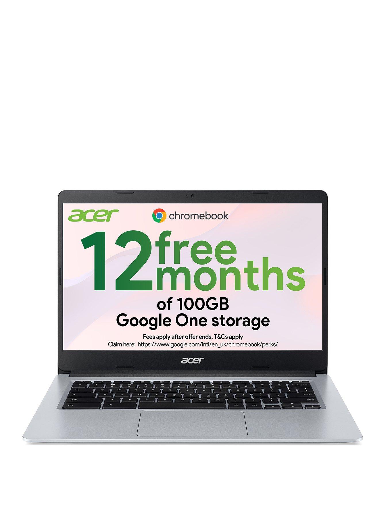 Acer Chromebook 314 Touchscreen - Intel Celeron - 4GB RAM - 128GB - 14in FHD - Silver