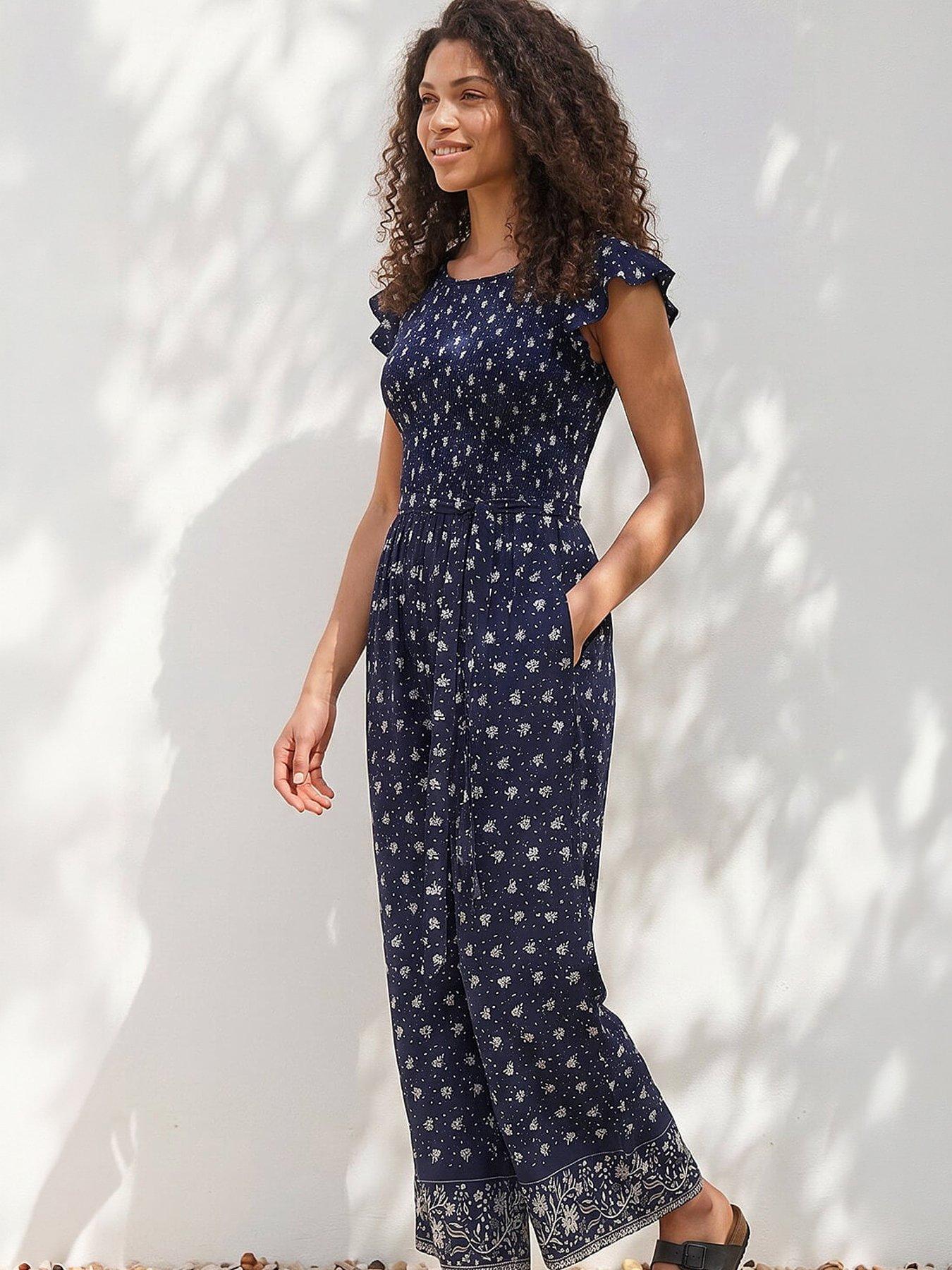 Roman Petite Frill Sleeve Jumpsuit