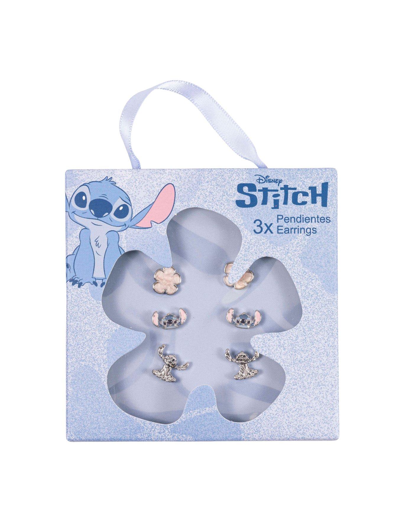 Image 3 of 4 of Disney Kids 3 Piece Earrings Set Stitch