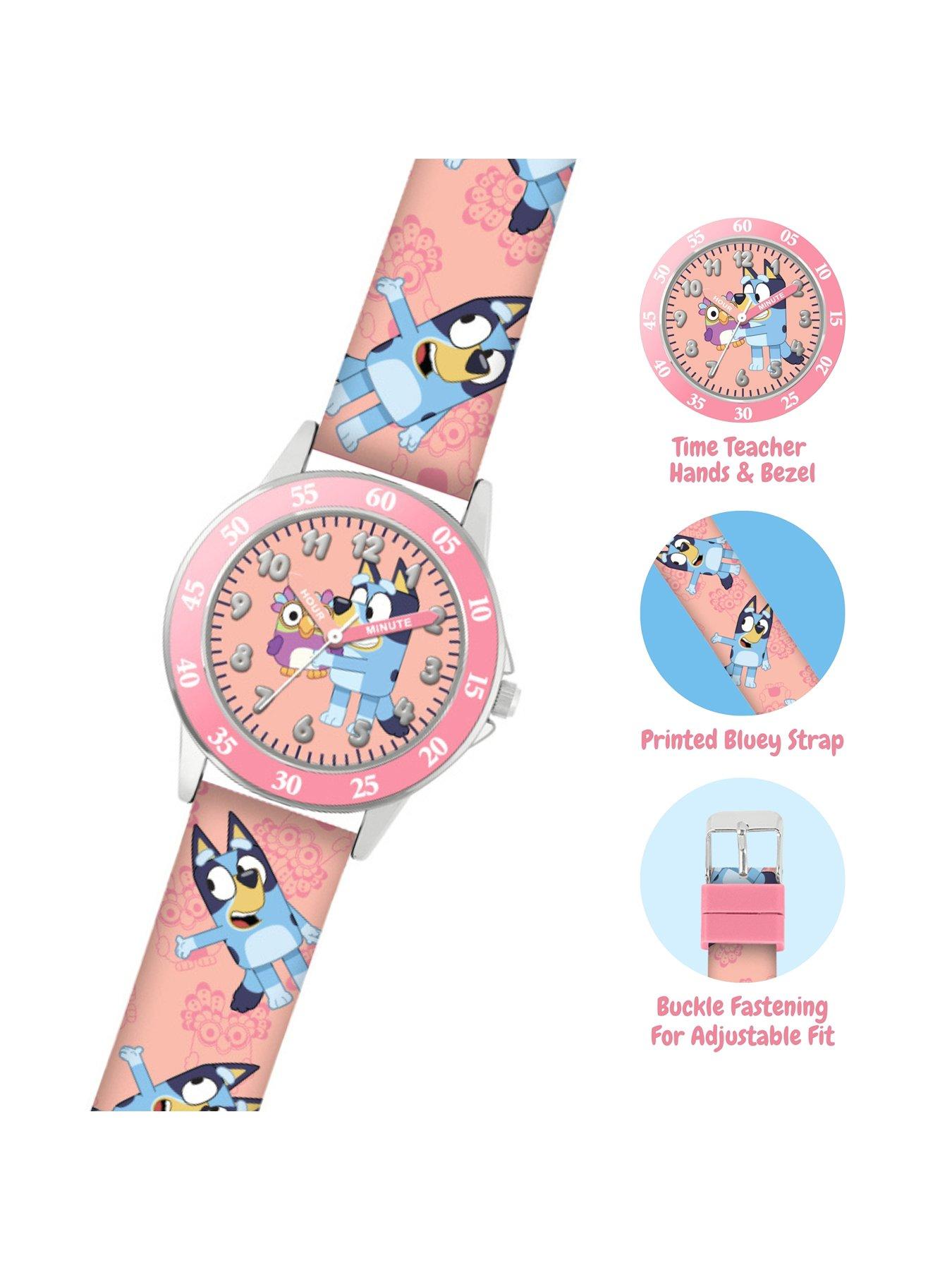 Image 2 of 4 of Disney Bluey Pink Strap Time Teacher