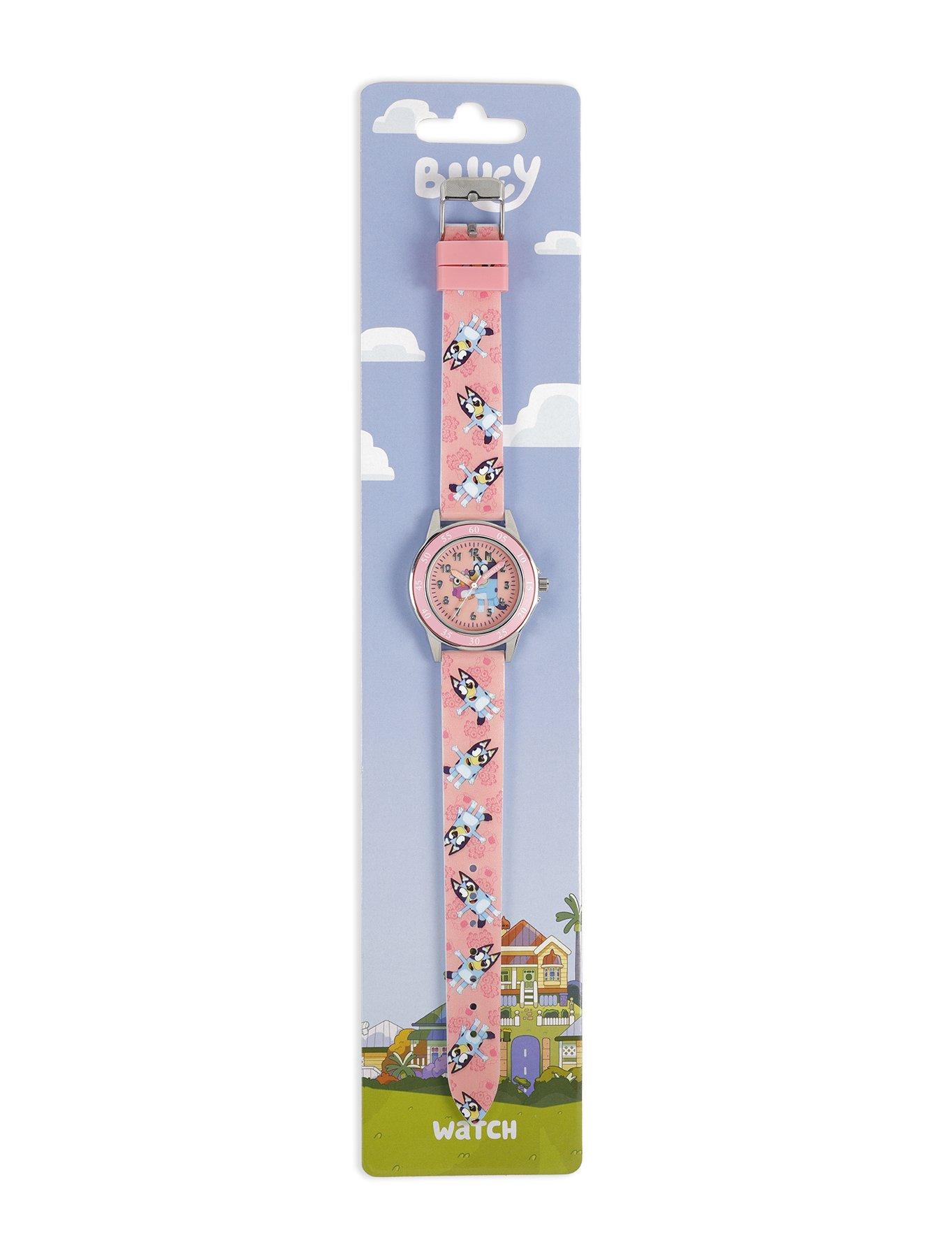 Image 4 of 4 of Disney Bluey Pink Strap Time Teacher