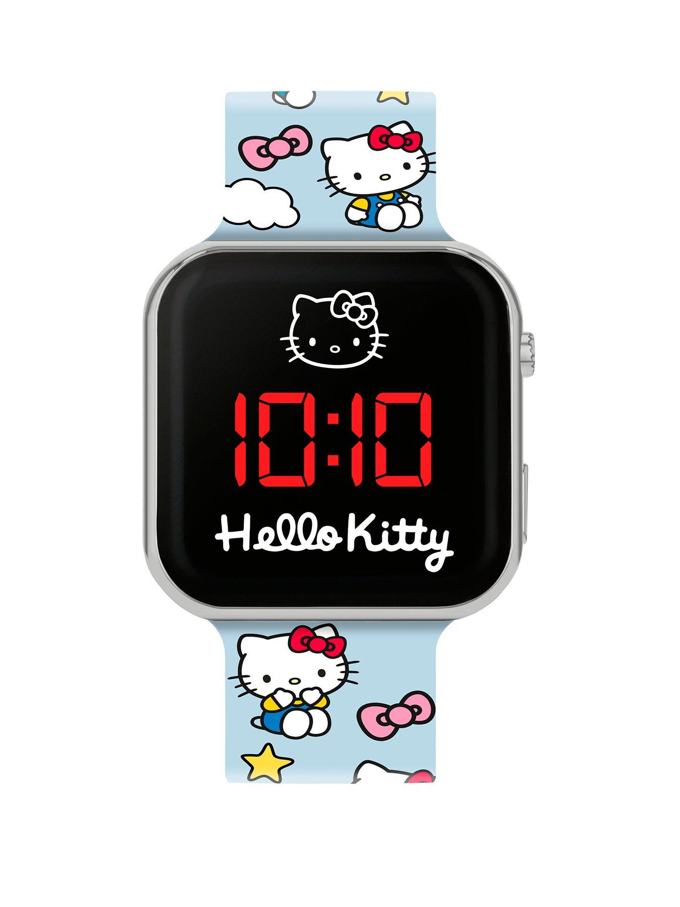 Image 1 of 4 of Hello Kitty PRINTED STRAP LED WATCH