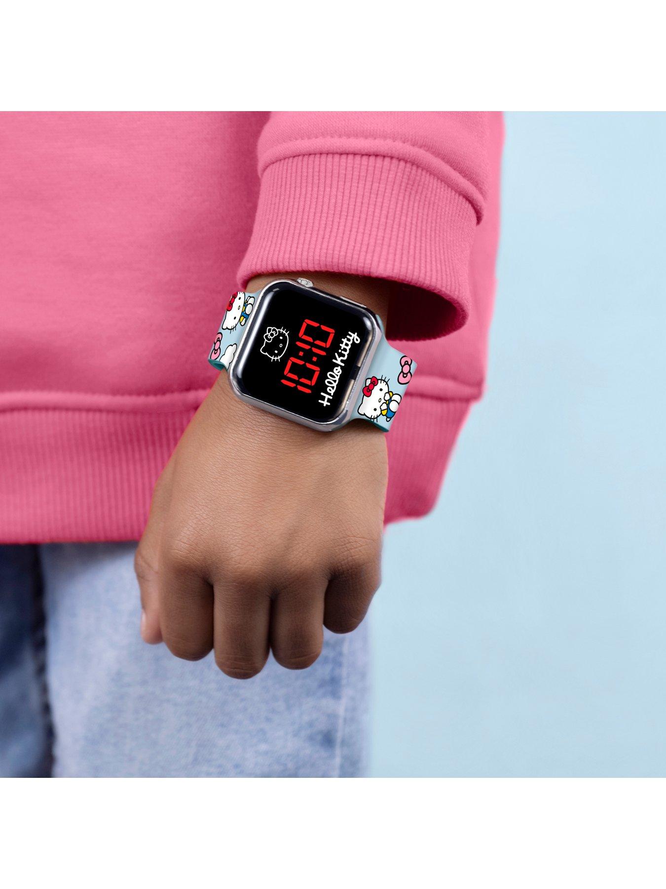 Image 3 of 4 of Hello Kitty PRINTED STRAP LED WATCH