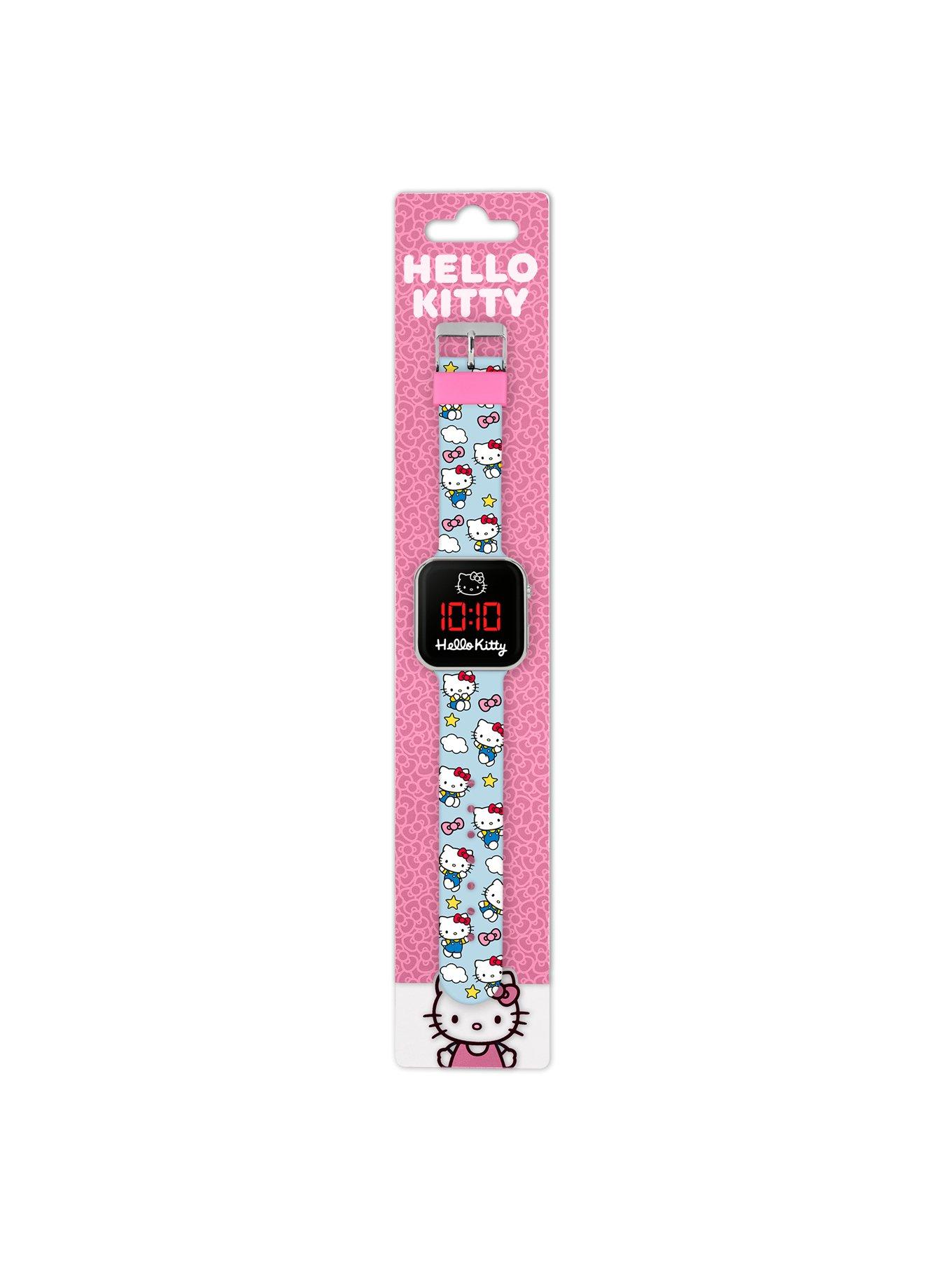 Image 4 of 4 of Hello Kitty PRINTED STRAP LED WATCH