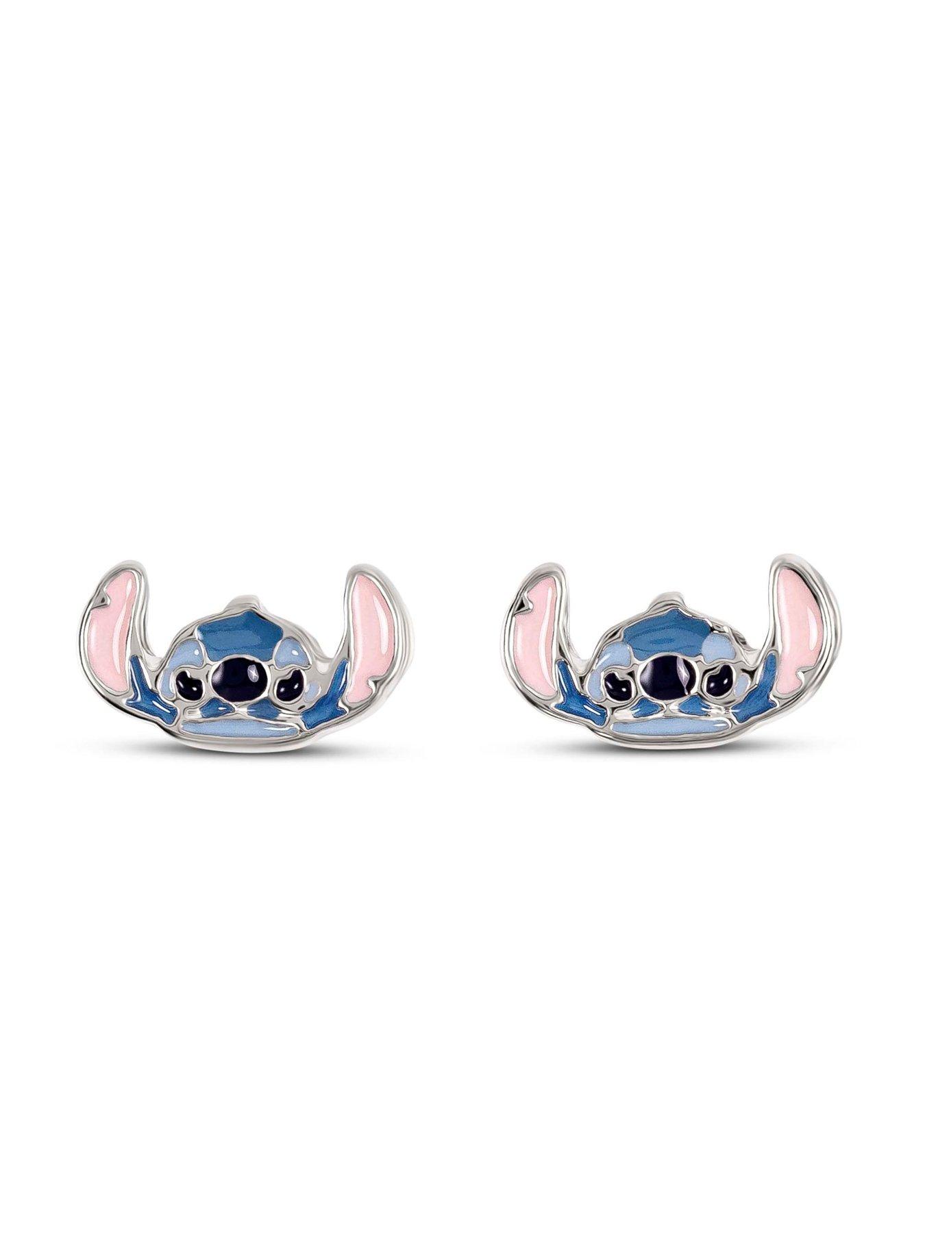 Image 3 of 6 of Disney Kids Earrings And Necklace Set Stitch