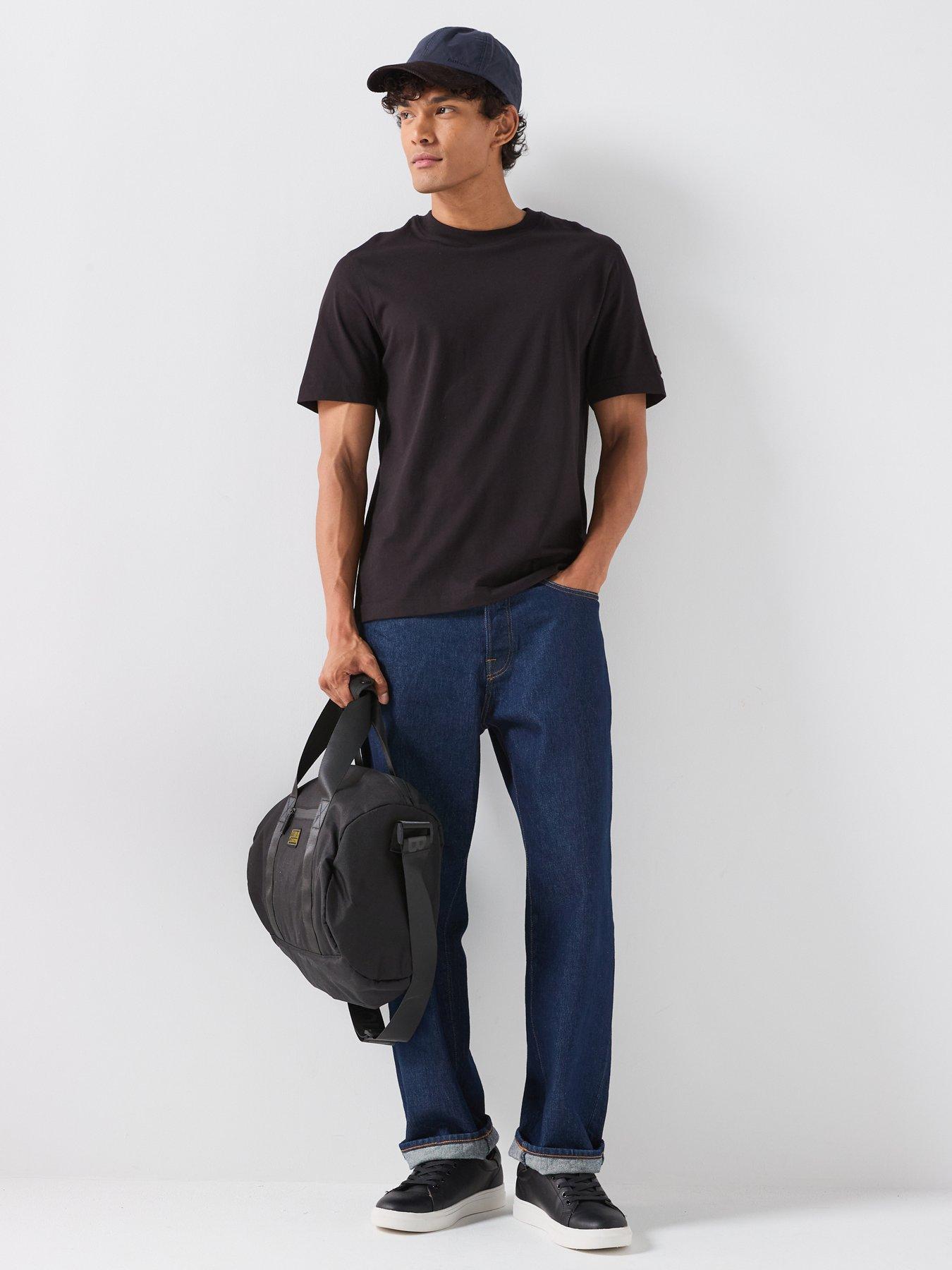 Image 3 of 5 of Barbour International International Outline Badge Relaxed T-Shirt - Black