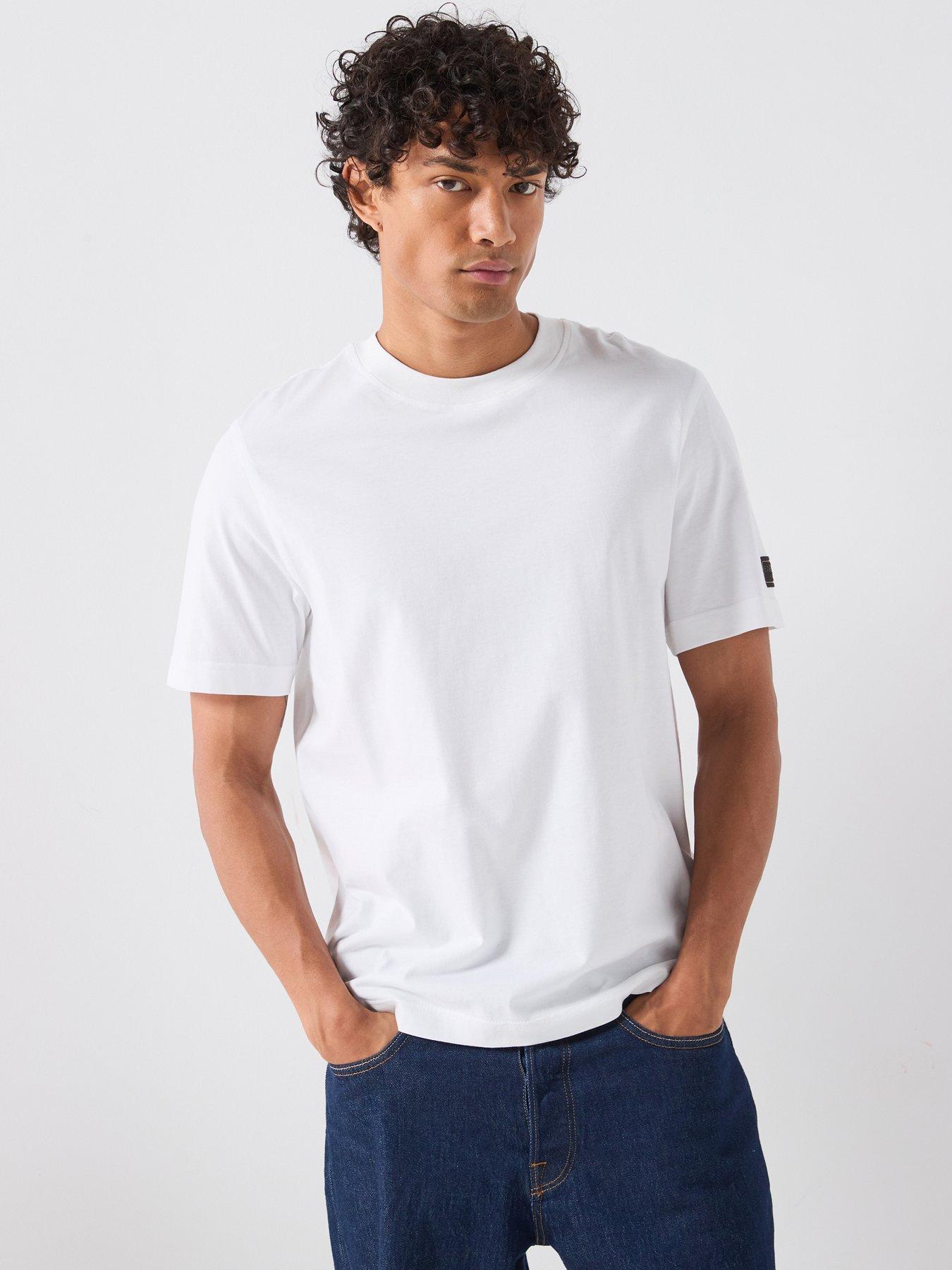 Barbour International Outline Badge Relaxed T-Shirt - White