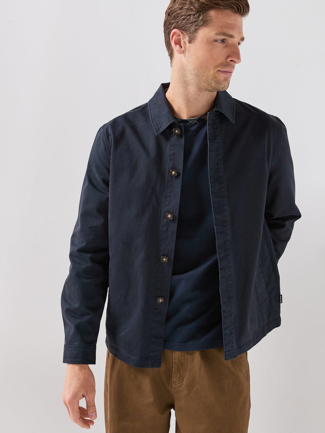 Barbour Yorklane Twill Overshirt - Navy