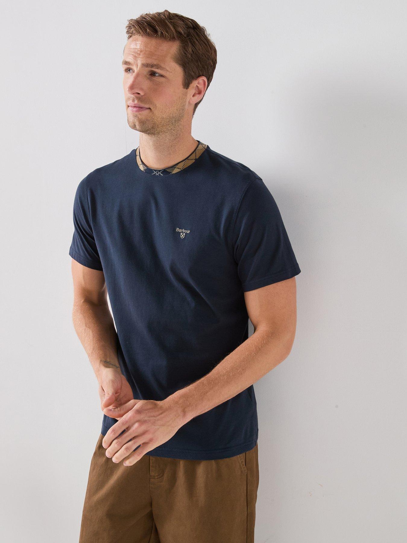 Barbour Stanford Tartan T-Shirt - Navy