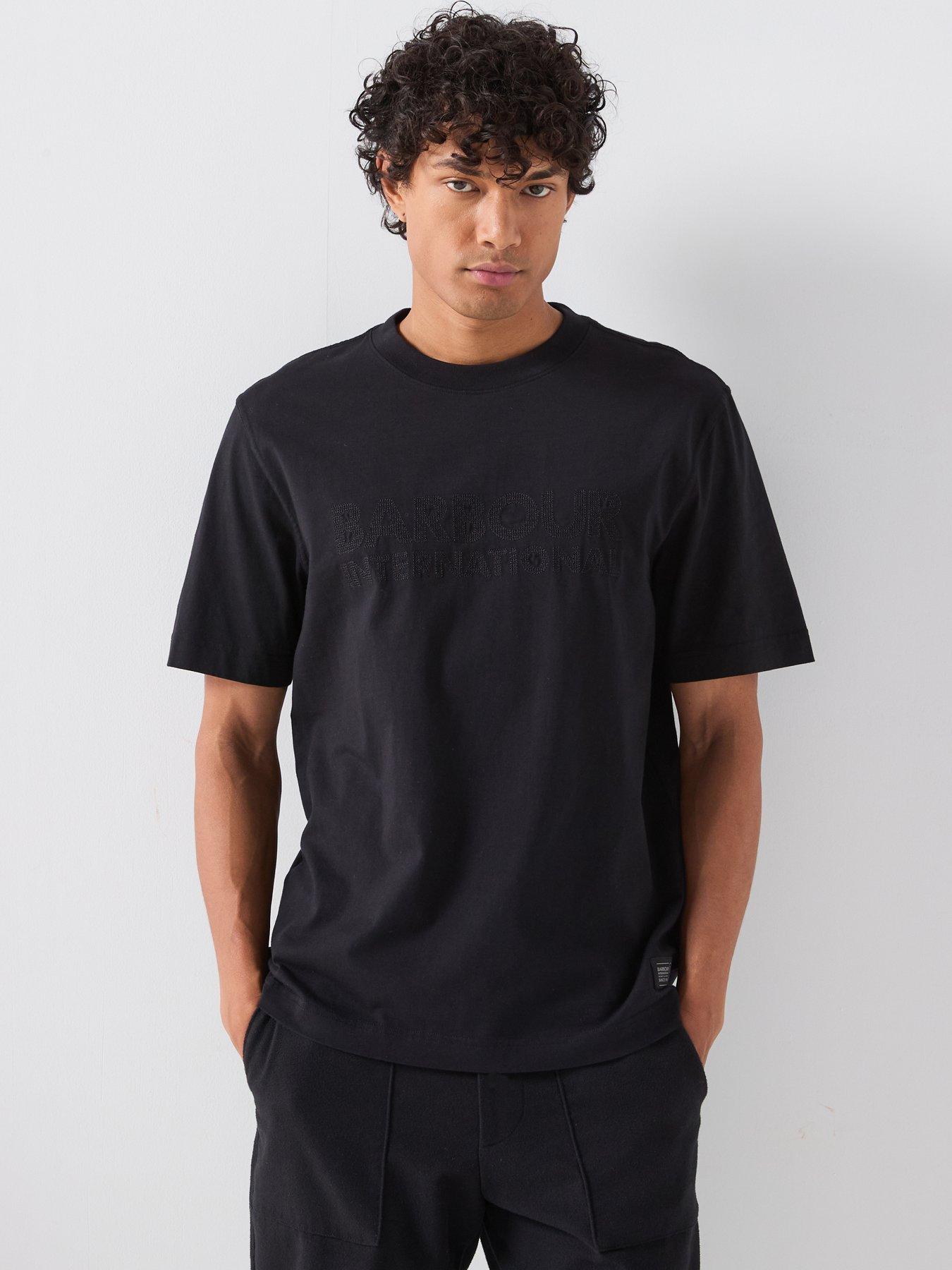 Barbour International 90Th Anniversary Relaxed Fit T-Shirt - Black