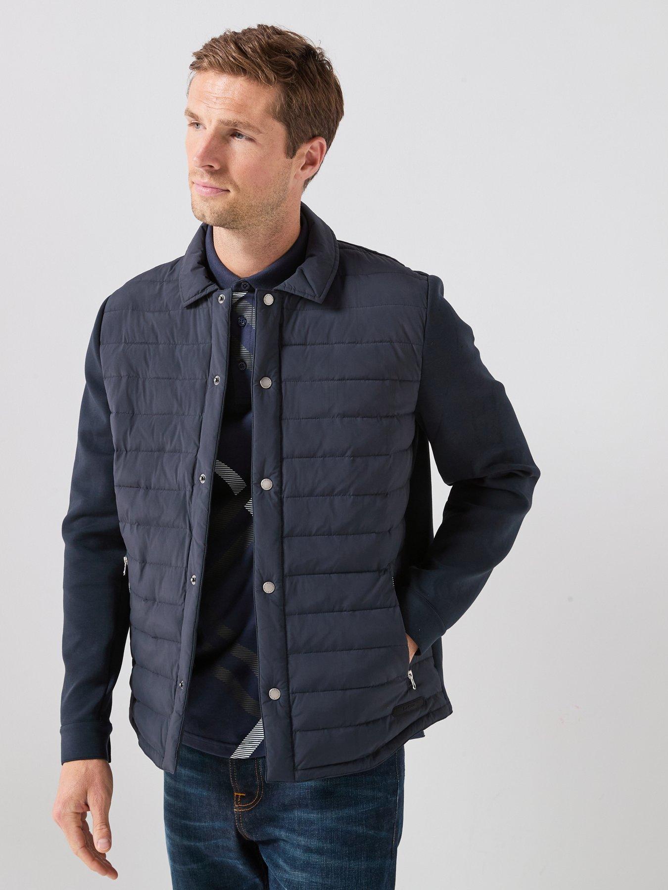 Barbour Knowle Quilted Sweatshirt - Navy