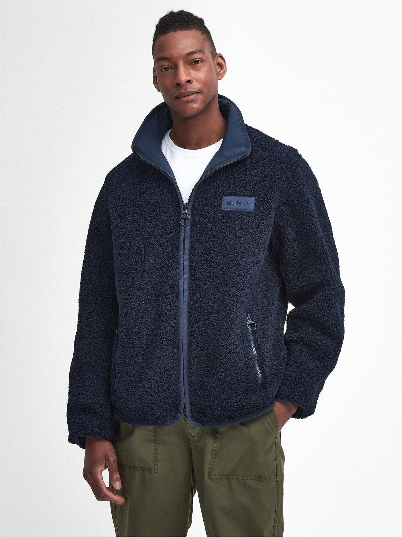 Barbour Reversible Fleece Jacket - Navy