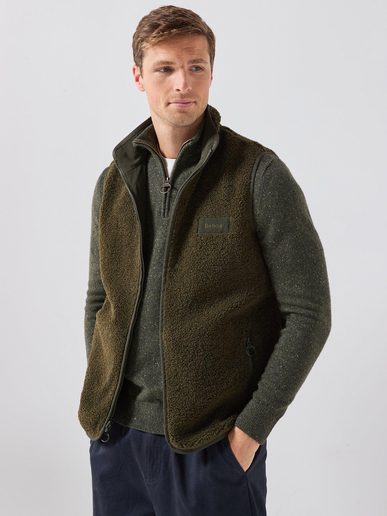 Image 6 of 6 of Barbour Men's Reversible Fleece Gilet - Dark Green