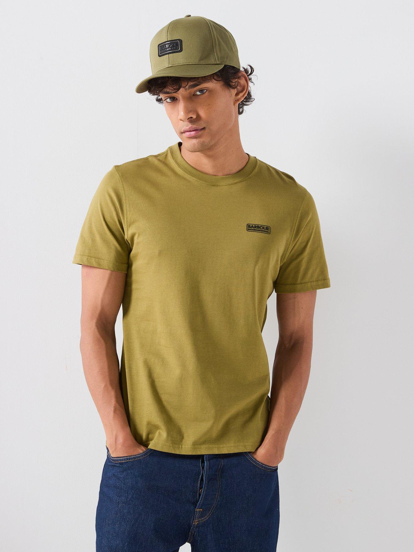 Barbour International Small Logo T-Shirt - Cabled Green