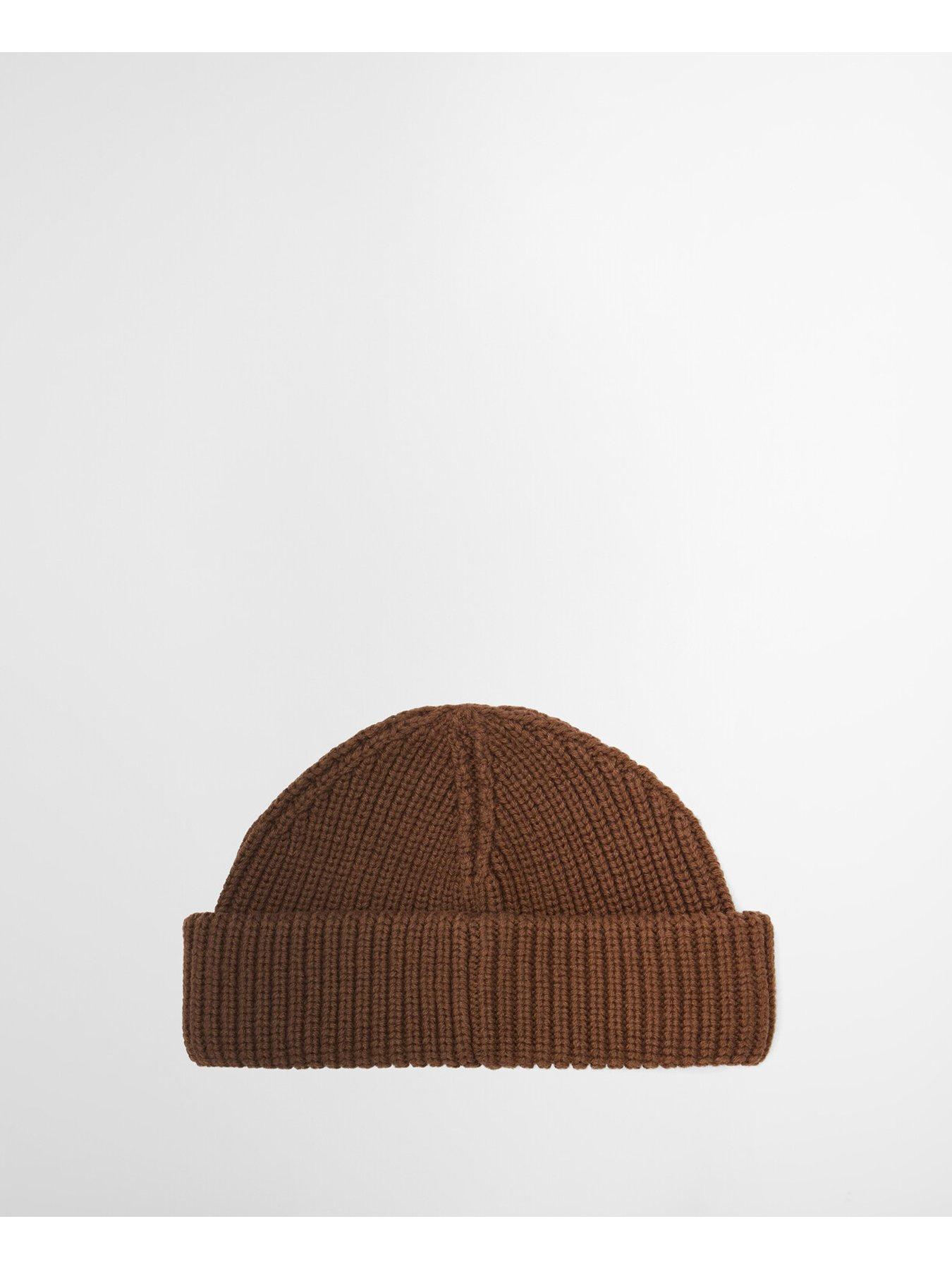 Image 2 of 4 of Barbour Mosely Beanie Hat - Brown