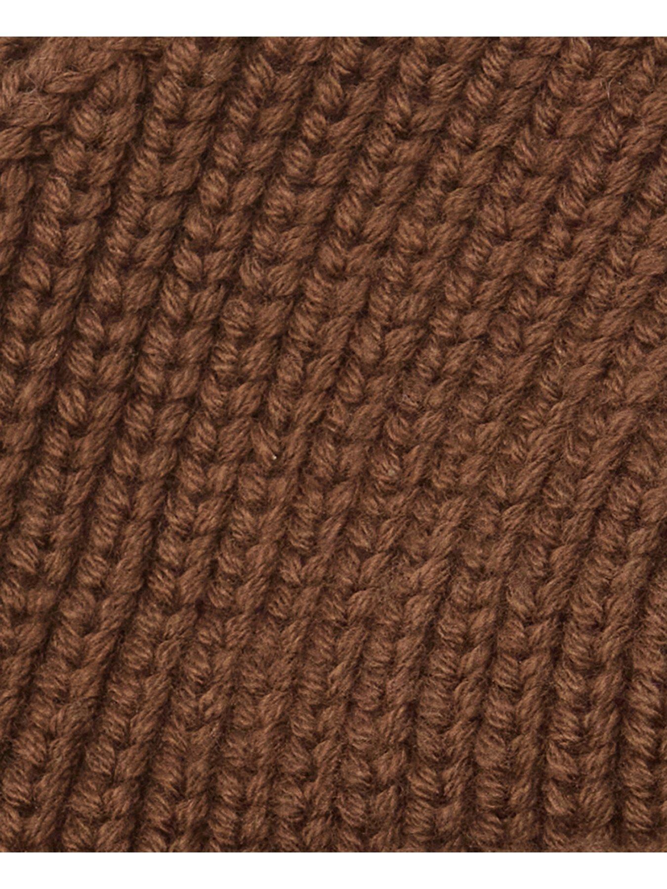 Image 4 of 4 of Barbour Mosely Beanie Hat - Brown