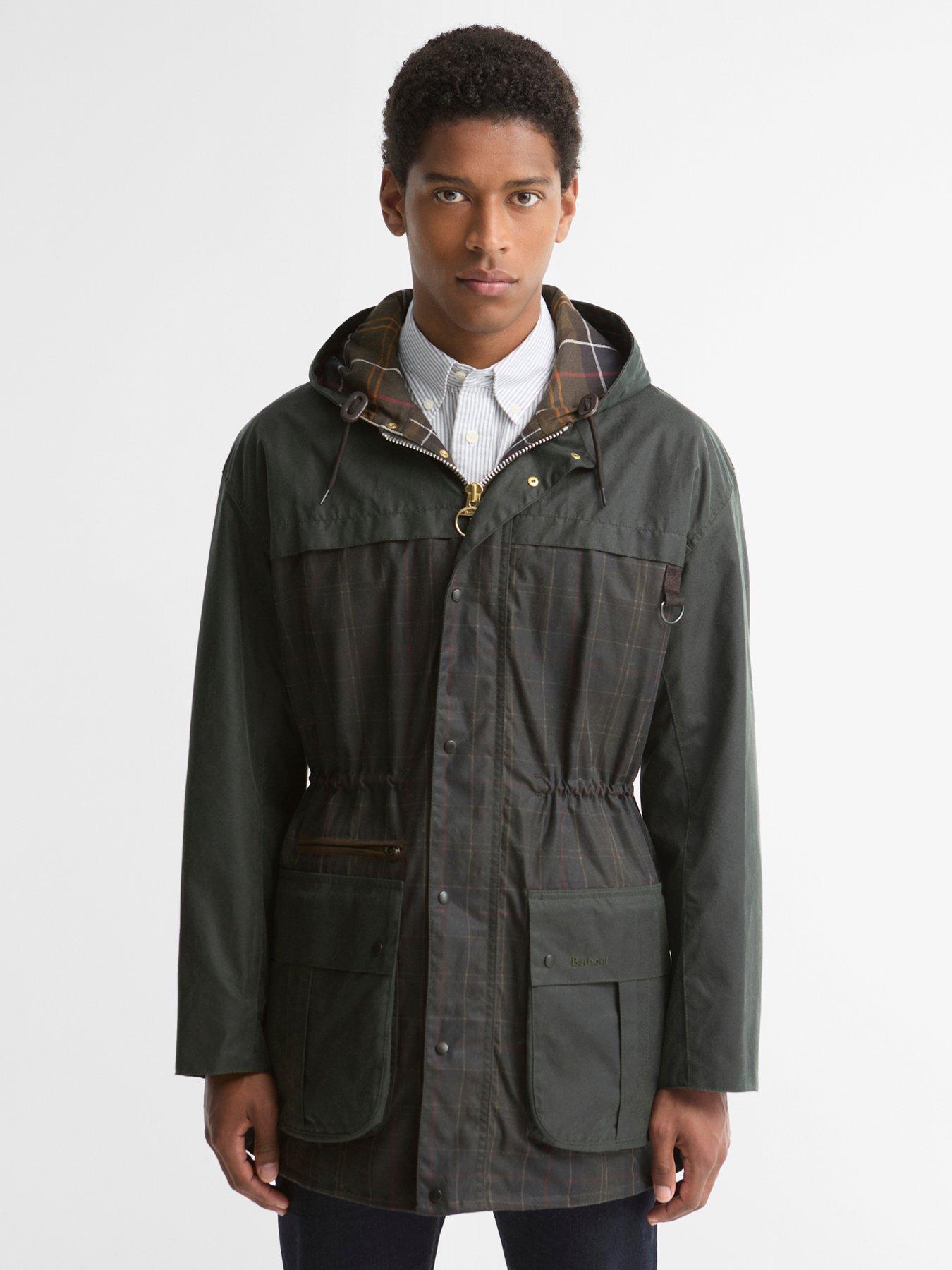 Barbour Barbour Icons Classic Tartan Durham Wax Jacket - Green
