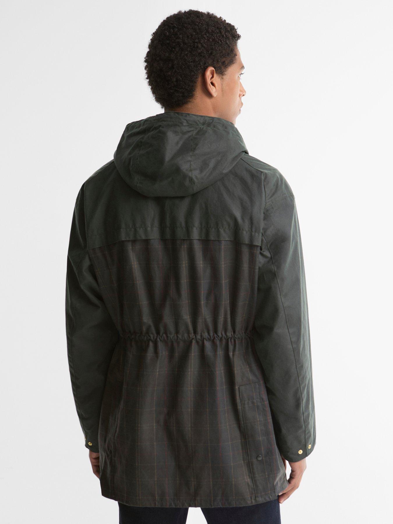 Image 2 of 6 of Barbour Barbour Icons Classic Tartan Durham Wax Jacket - Green