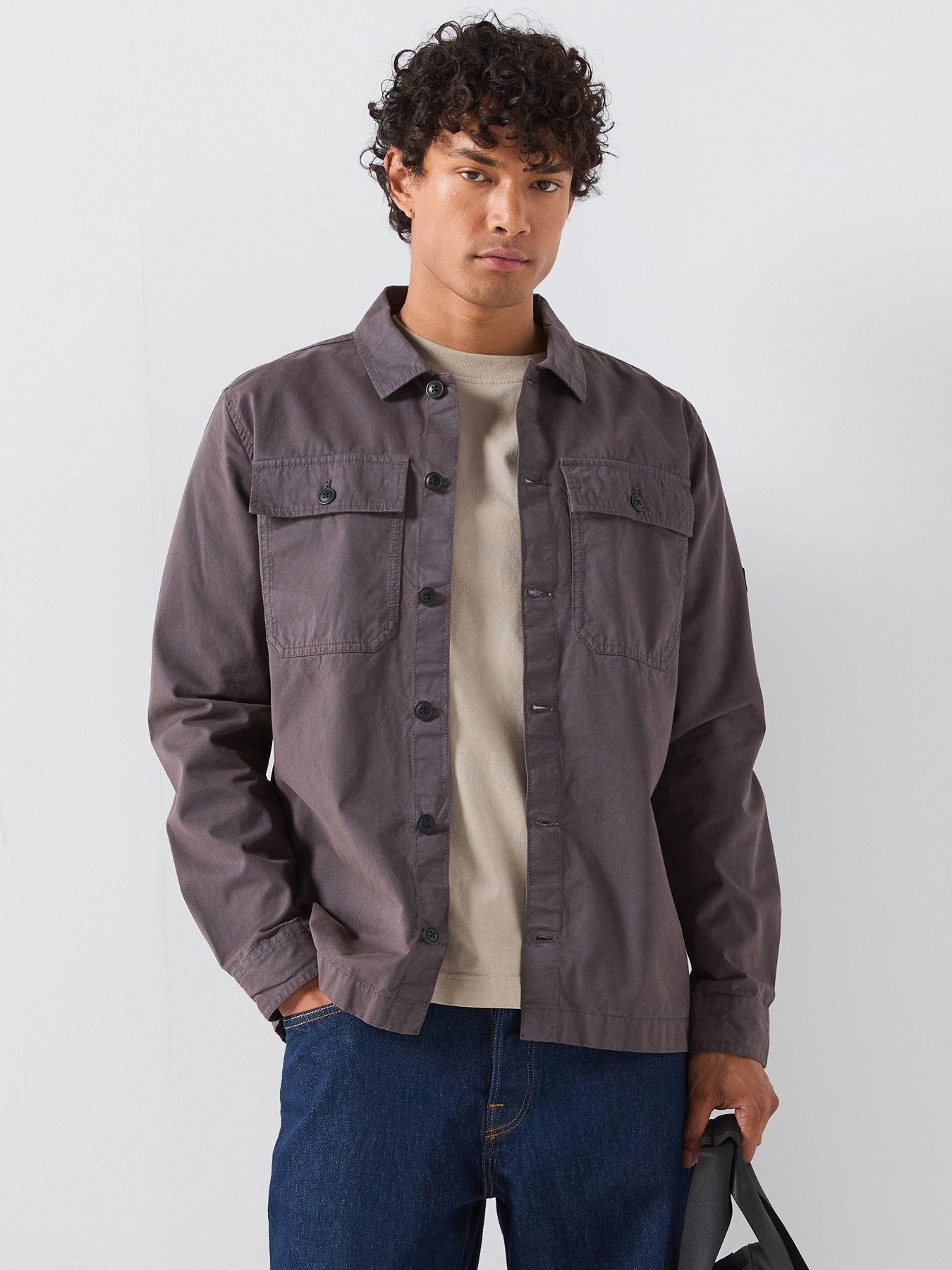 Barbour International Arlo Buttoned Overshirt - Grey