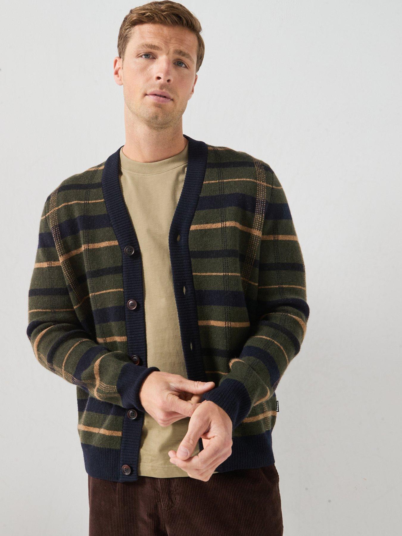 Barbour Men's Kane Knitted Cardigan - Navy