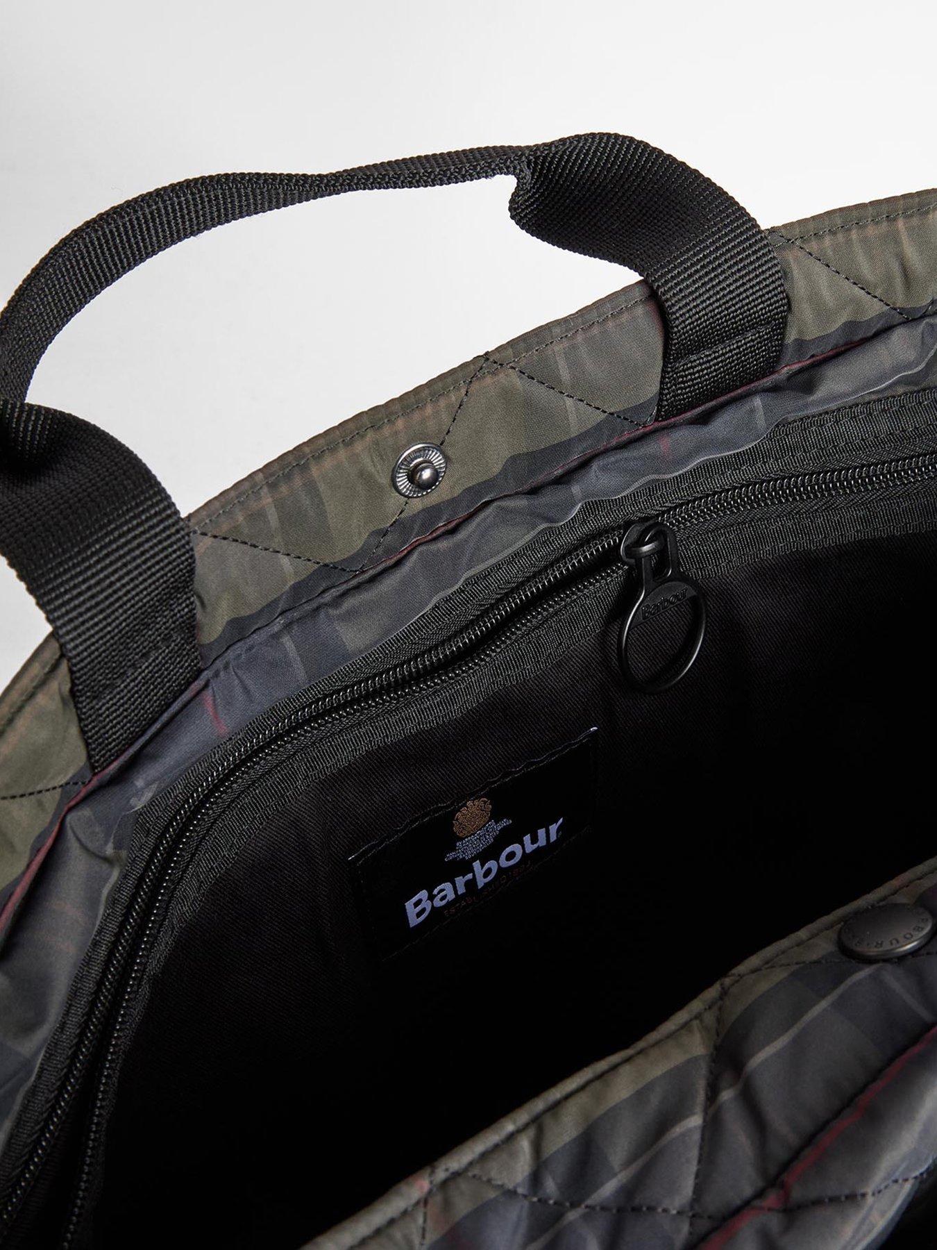 Image 3 of 4 of Barbour Shadow Tartan Liddesdale Tote Bag - Green