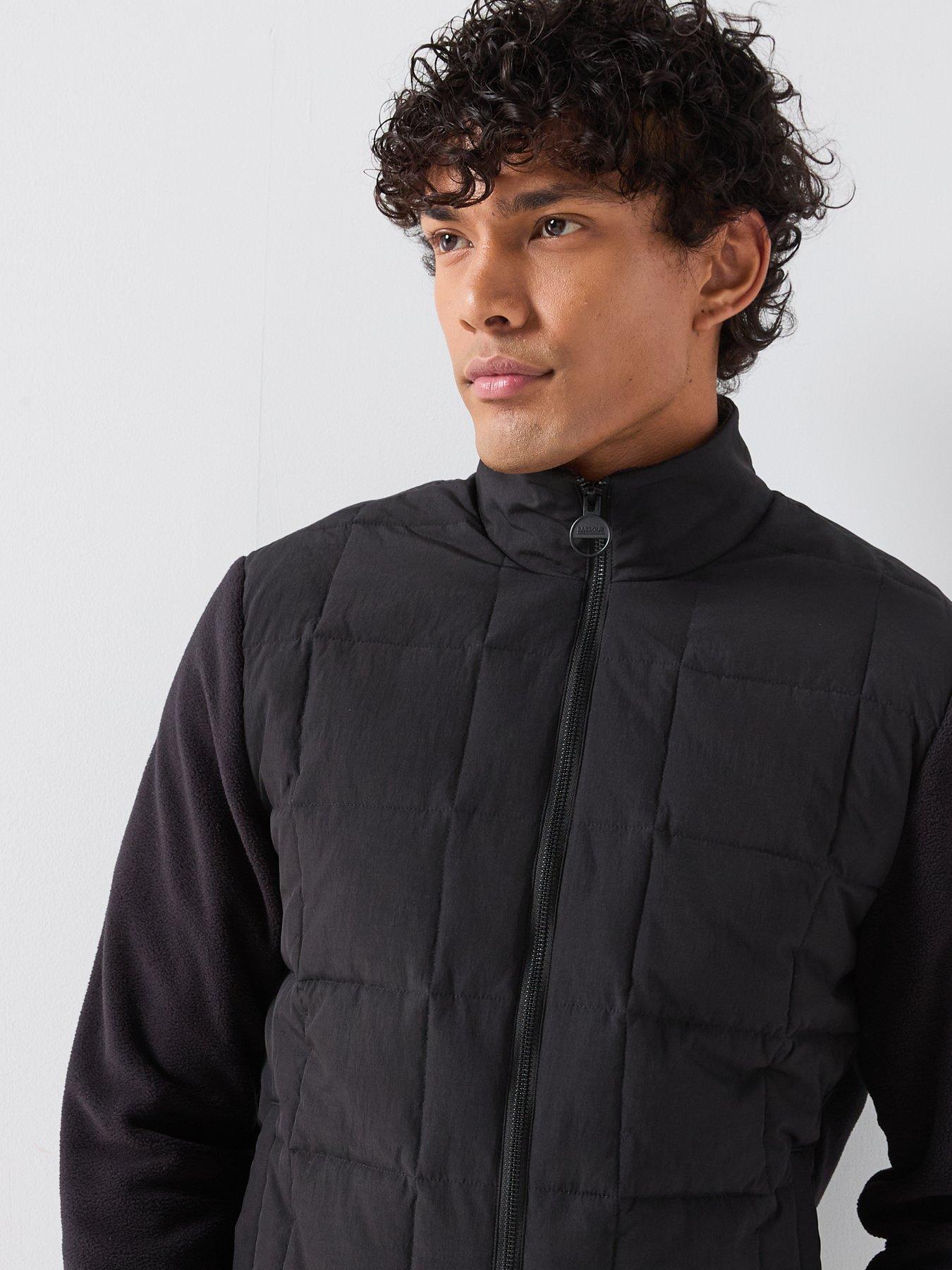 Image 6 of 6 of Barbour International Burnhope Quilted Sweat - Black
