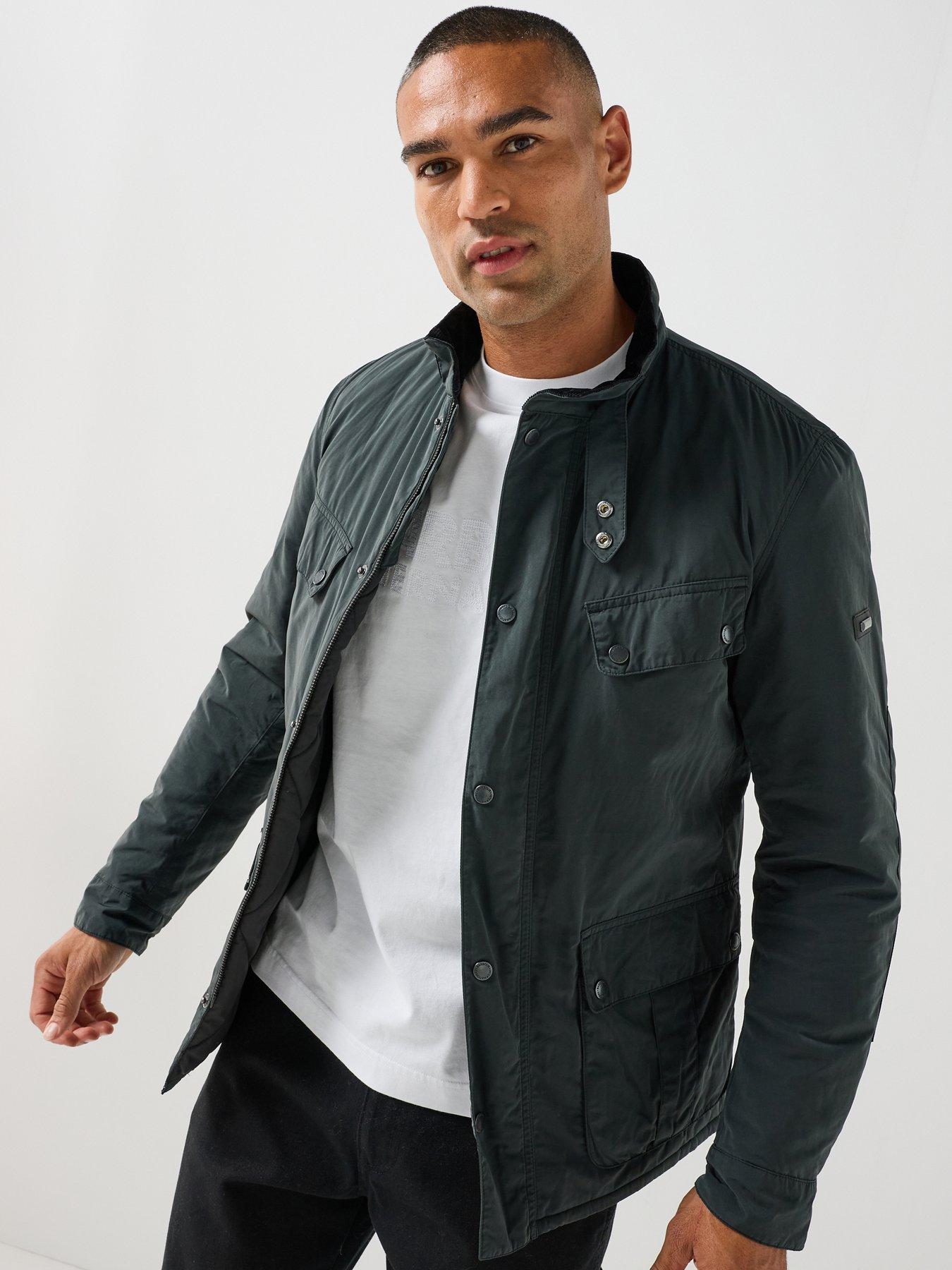 Image 1 of 6 of Barbour International International 90Th Anniversary Duke Casual Jacket - Black