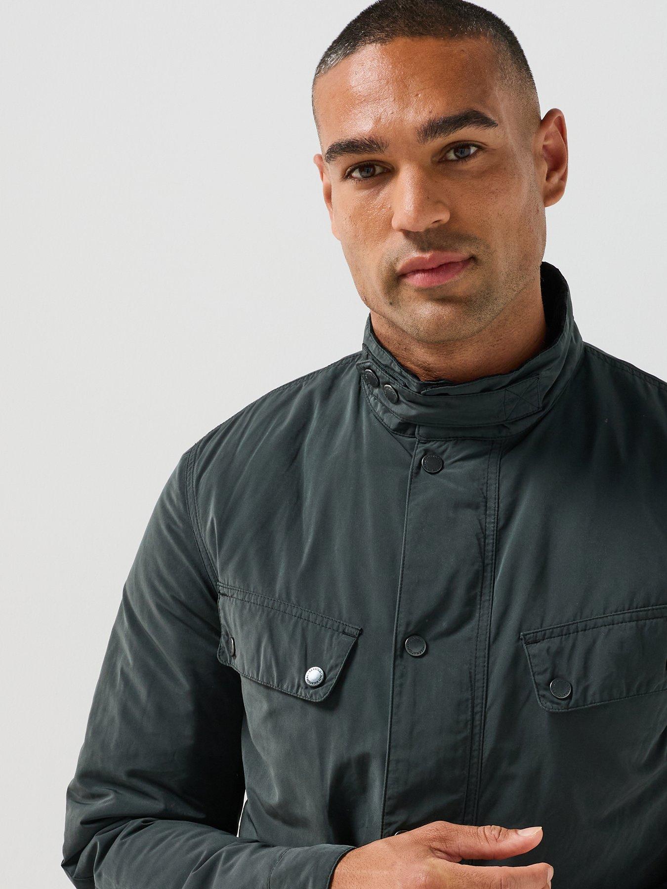 Image 4 of 6 of Barbour International International 90Th Anniversary Duke Casual Jacket - Black