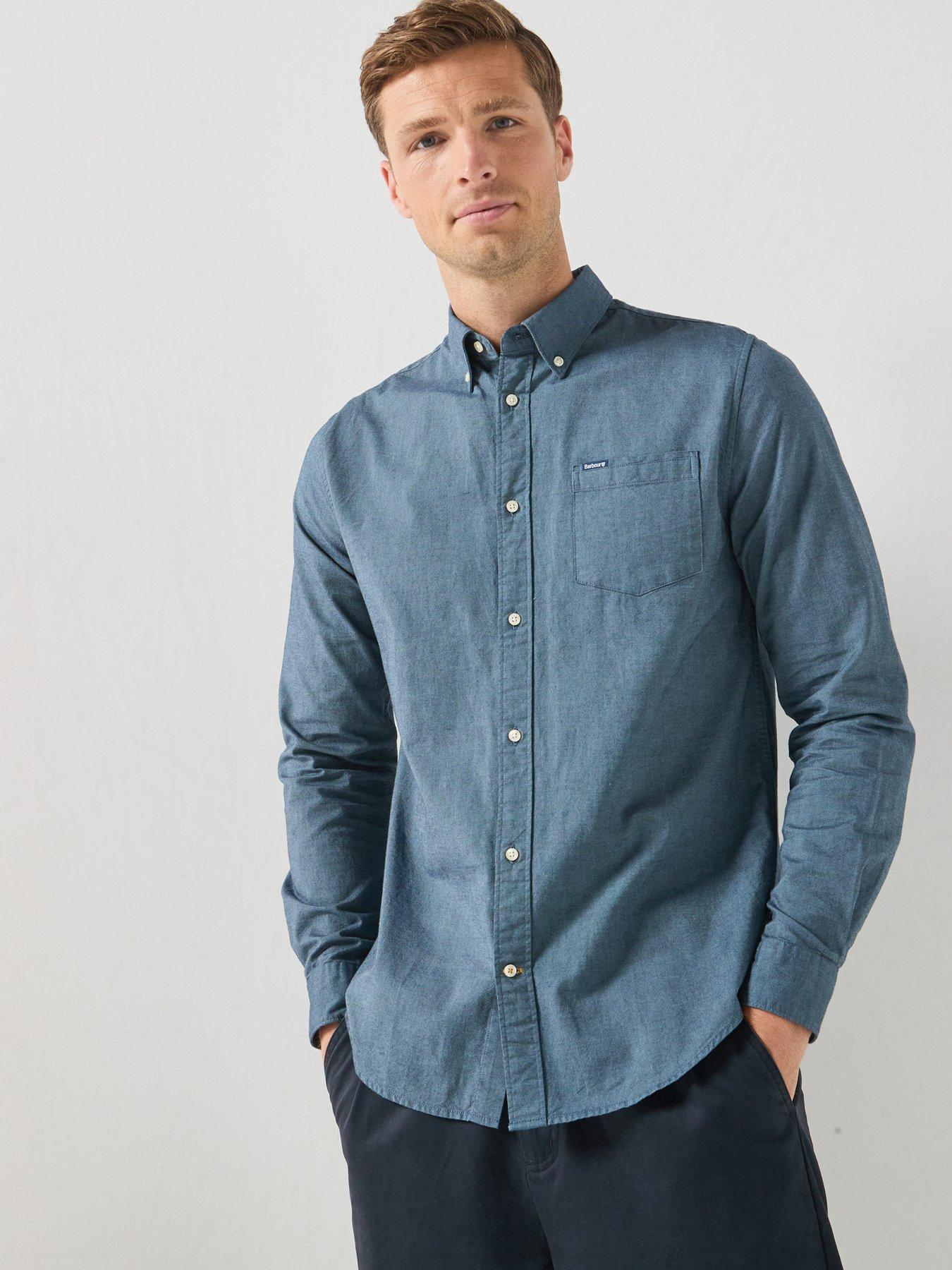 Barbour Marsden Tailored Oxford Shirt - Light Blue