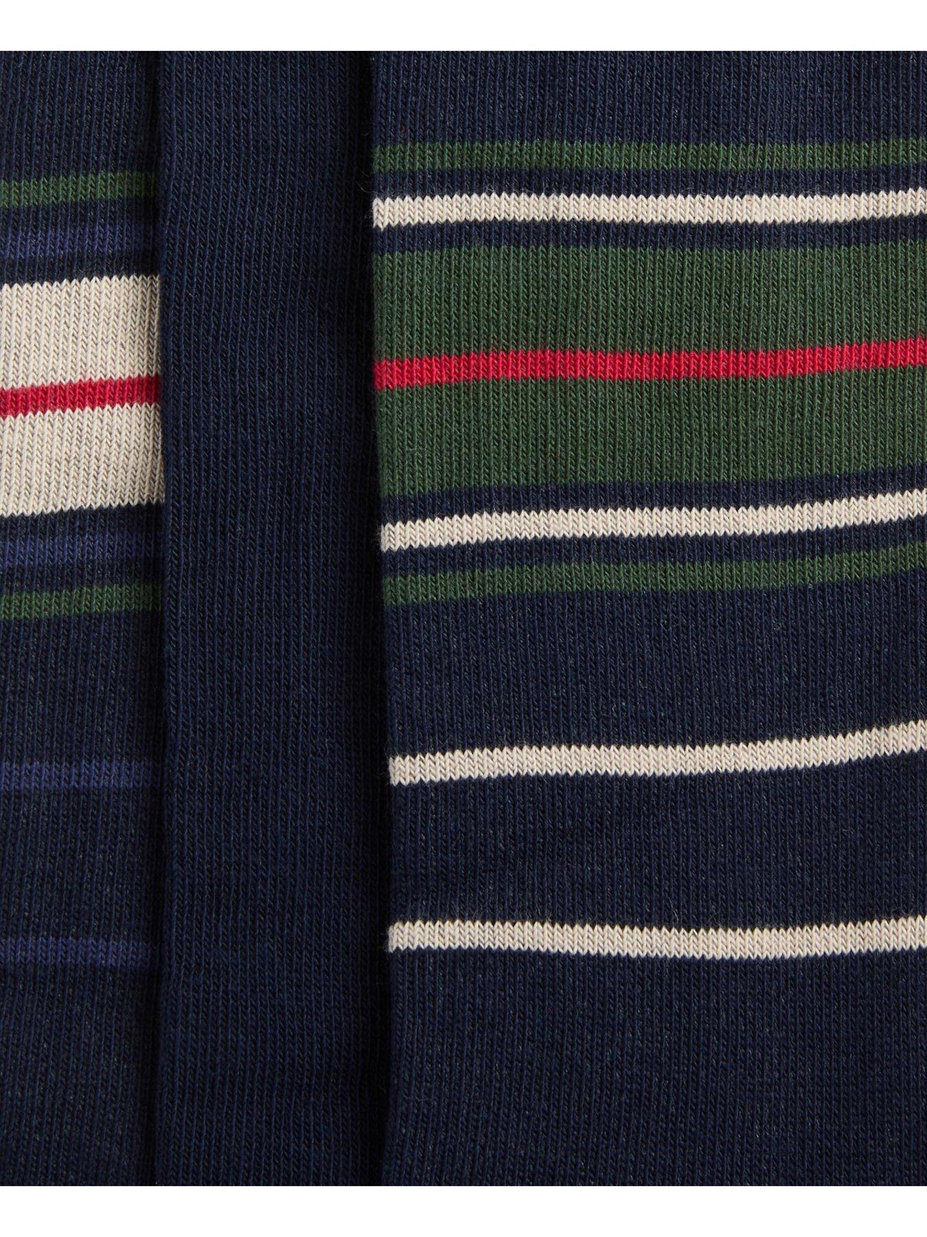 Image 3 of 4 of Barbour Tartan Socks Gift Set - Navy
