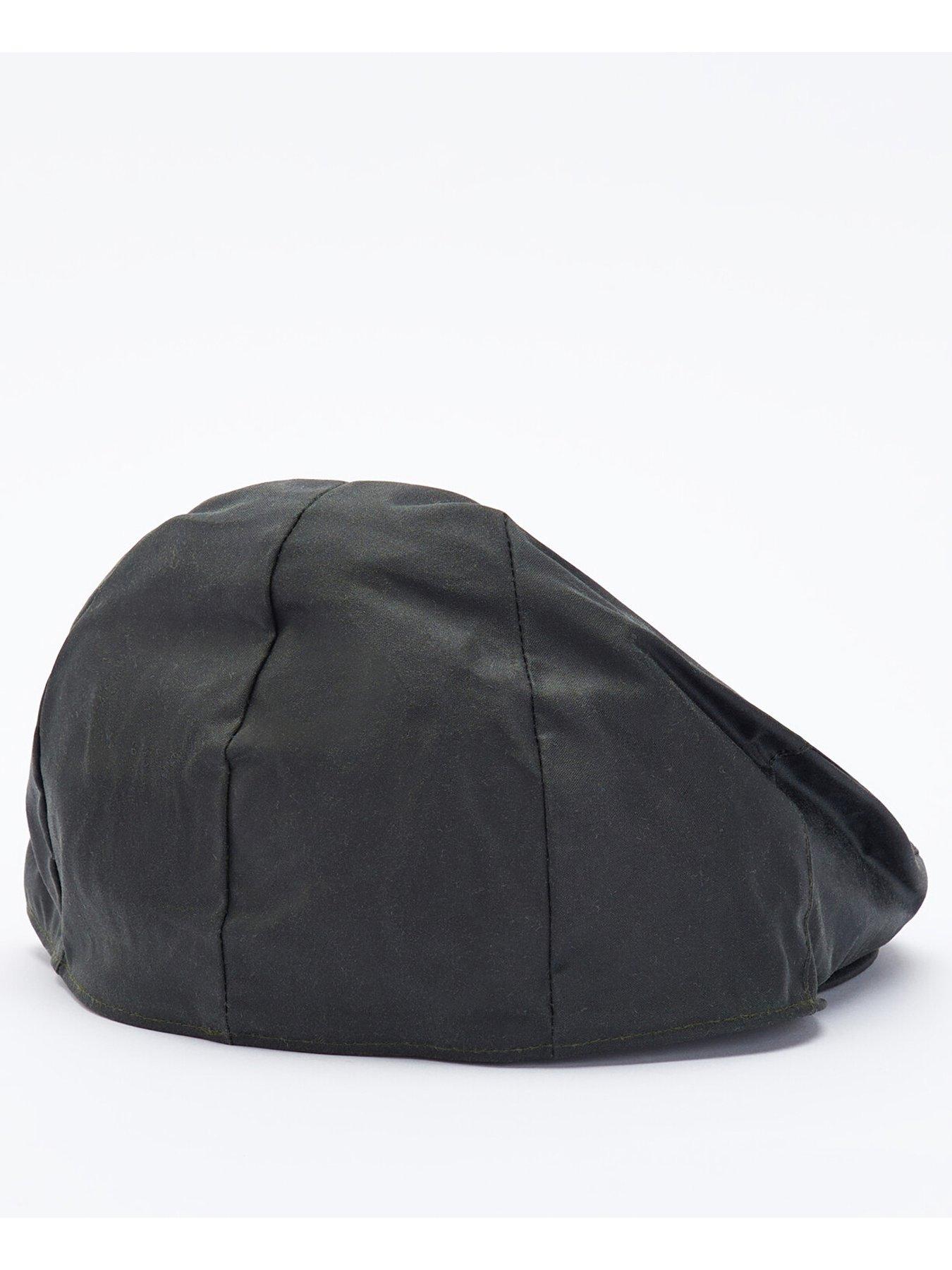 Image 2 of 3 of Barbour Men's Waxed Flat Cap - Green