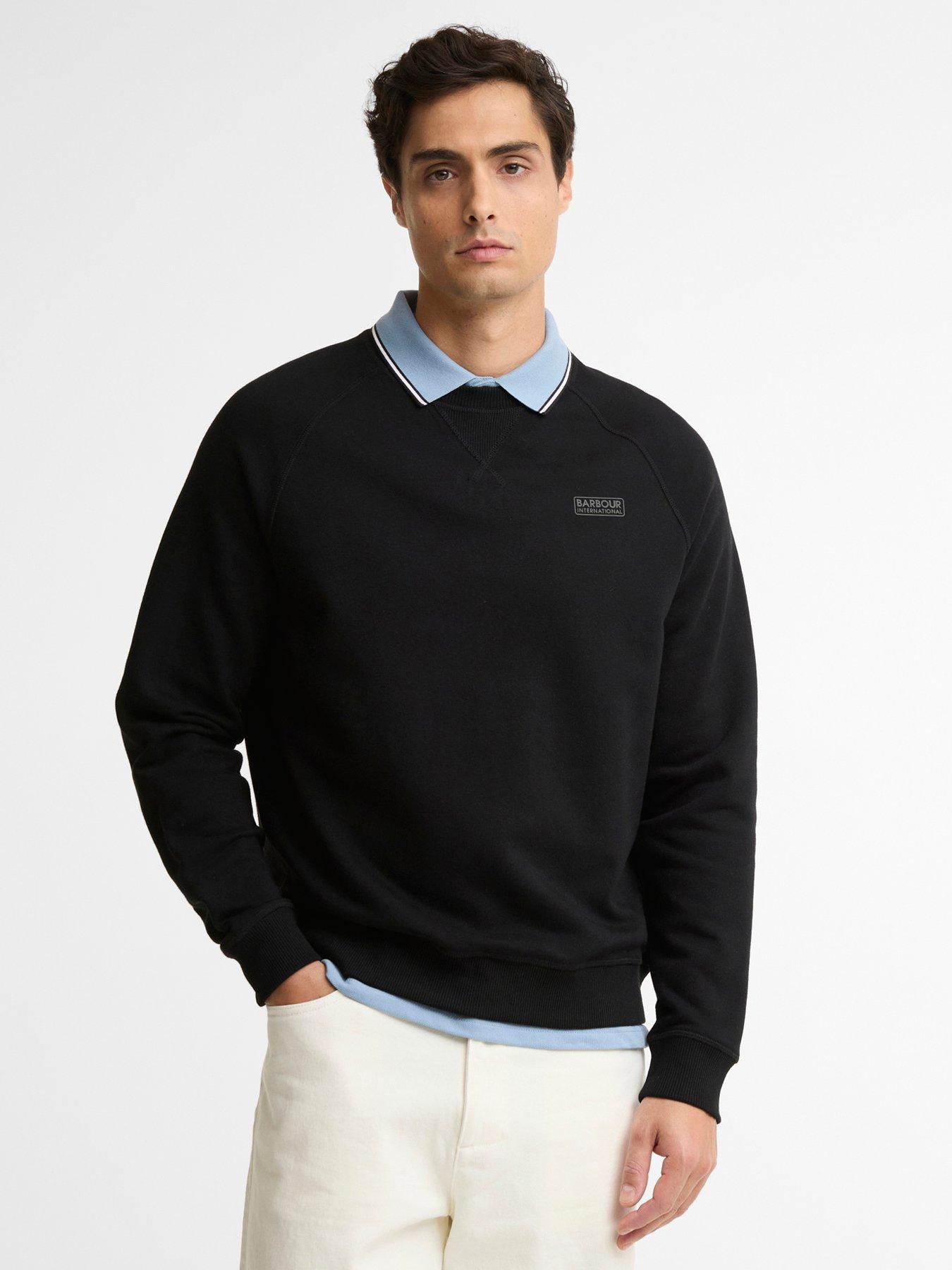 Barbour International Barbour International Essential Crew Neck Sweat - Black