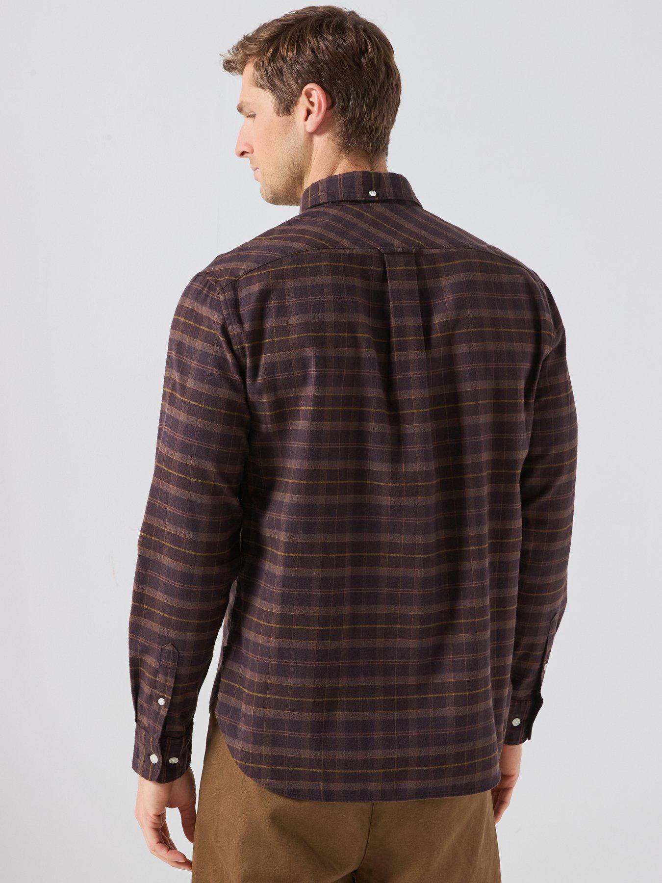 Image 2 of 6 of Barbour Mineral Tartan Regular Fit Shirt - Brown