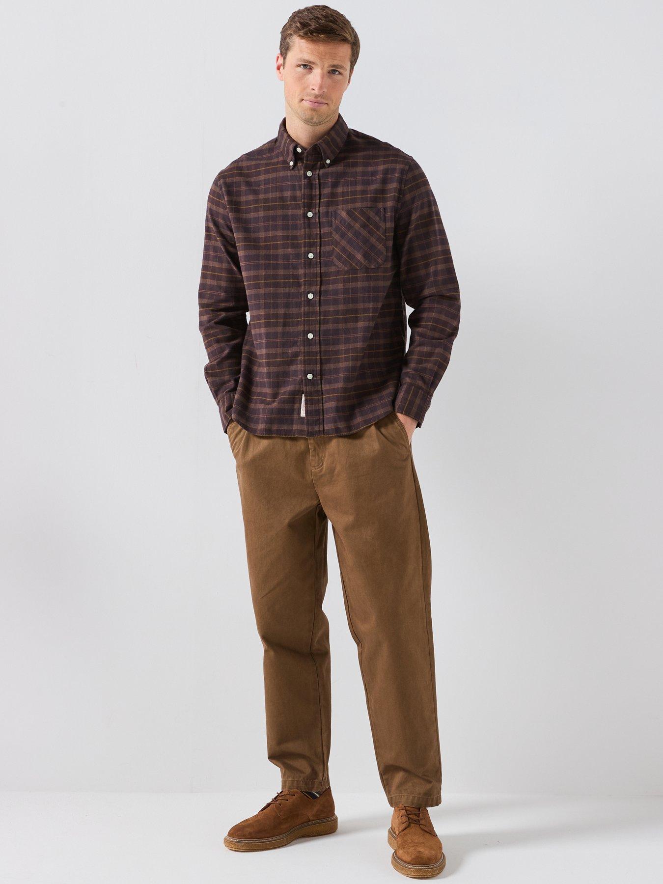 Image 3 of 6 of Barbour Mineral Tartan Regular Fit Shirt - Brown