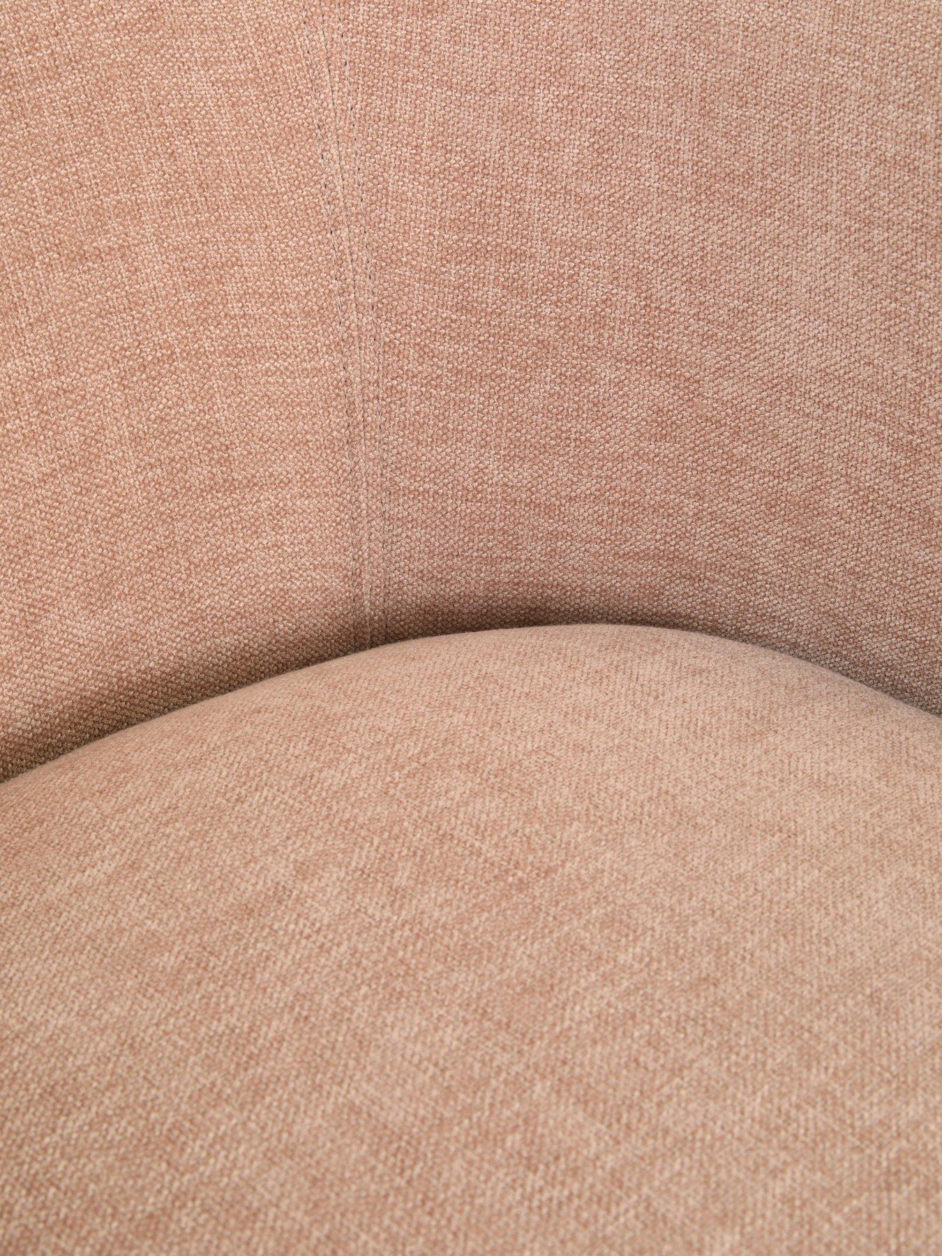 Image 6 of 7 of The Very Collection Amante Chenille Accent Chair
