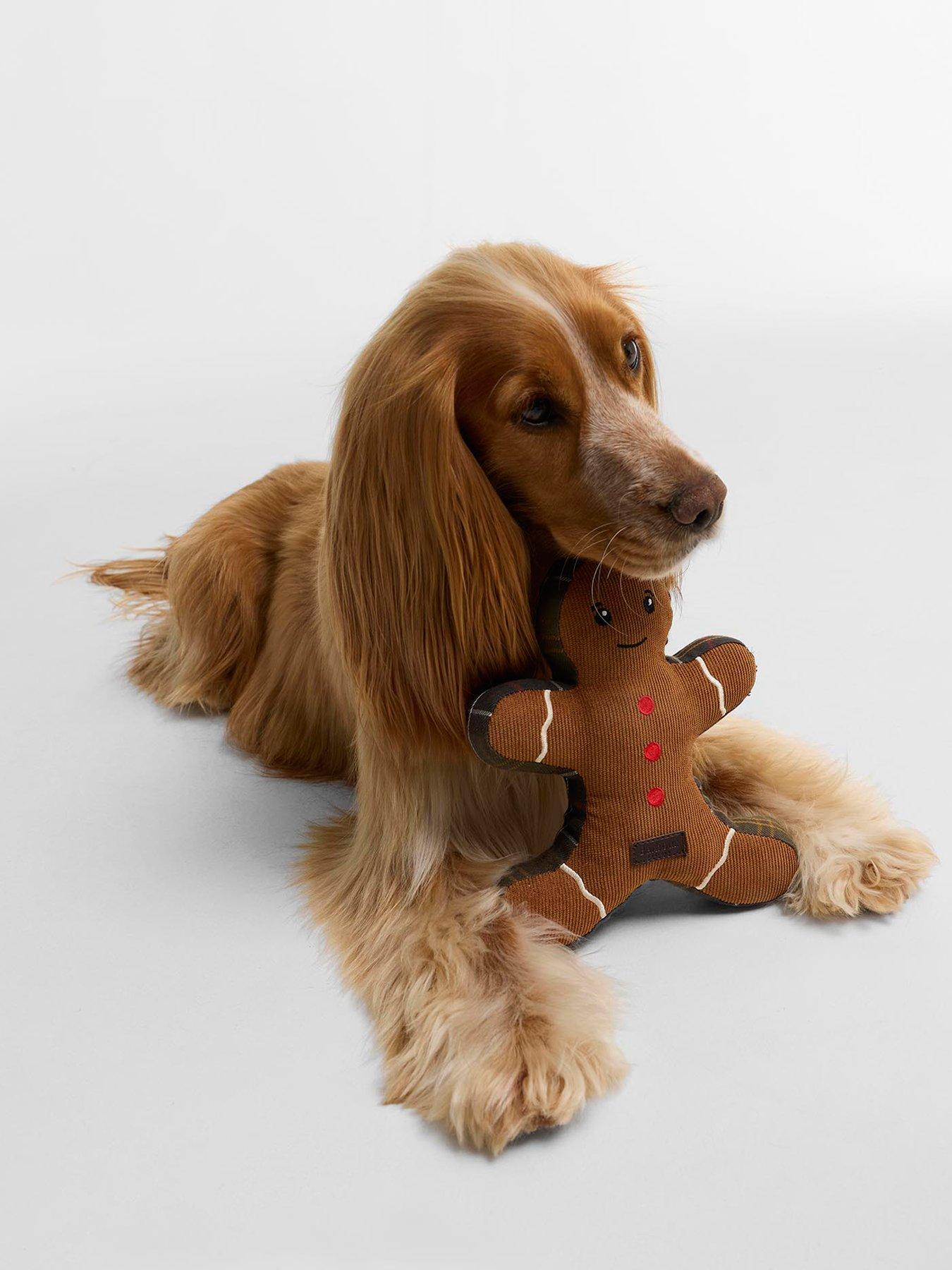 Image 2 of 4 of Barbour Dog Christmas Gingerbread Toy - Brown
