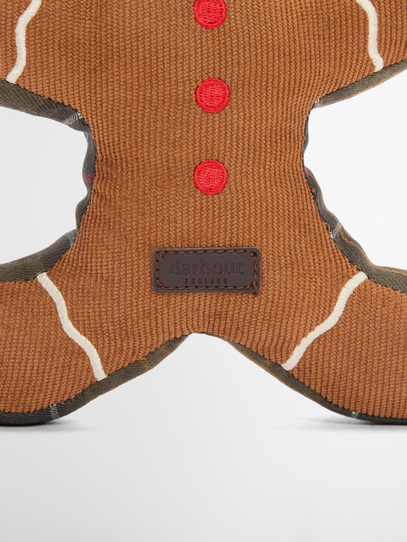 Image 4 of 4 of Barbour Dog Christmas Gingerbread Toy - Brown
