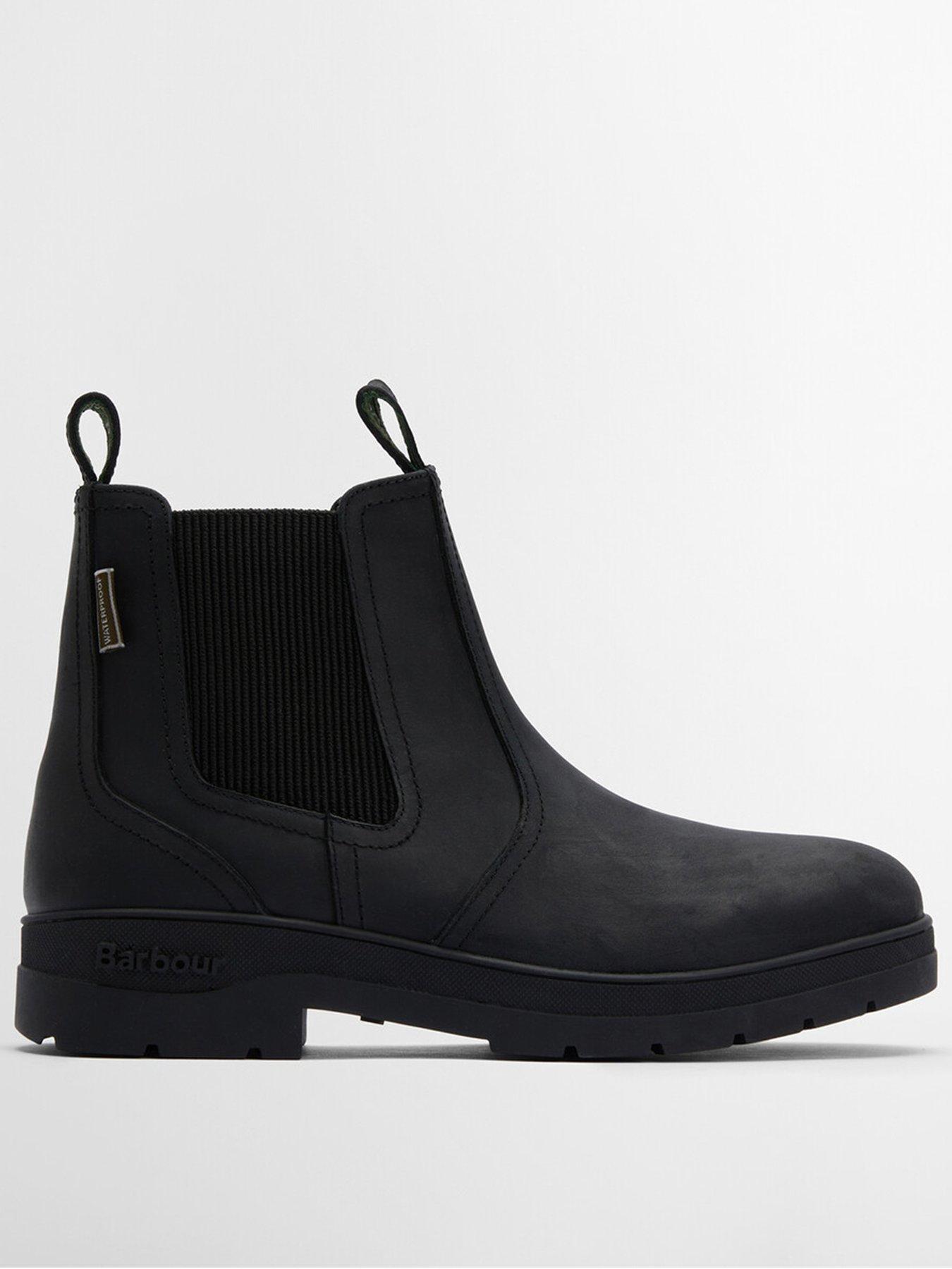 Image 1 of 7 of Barbour Mens Turnbull Waterproof Chunky Sole Chelsea Boots - Black