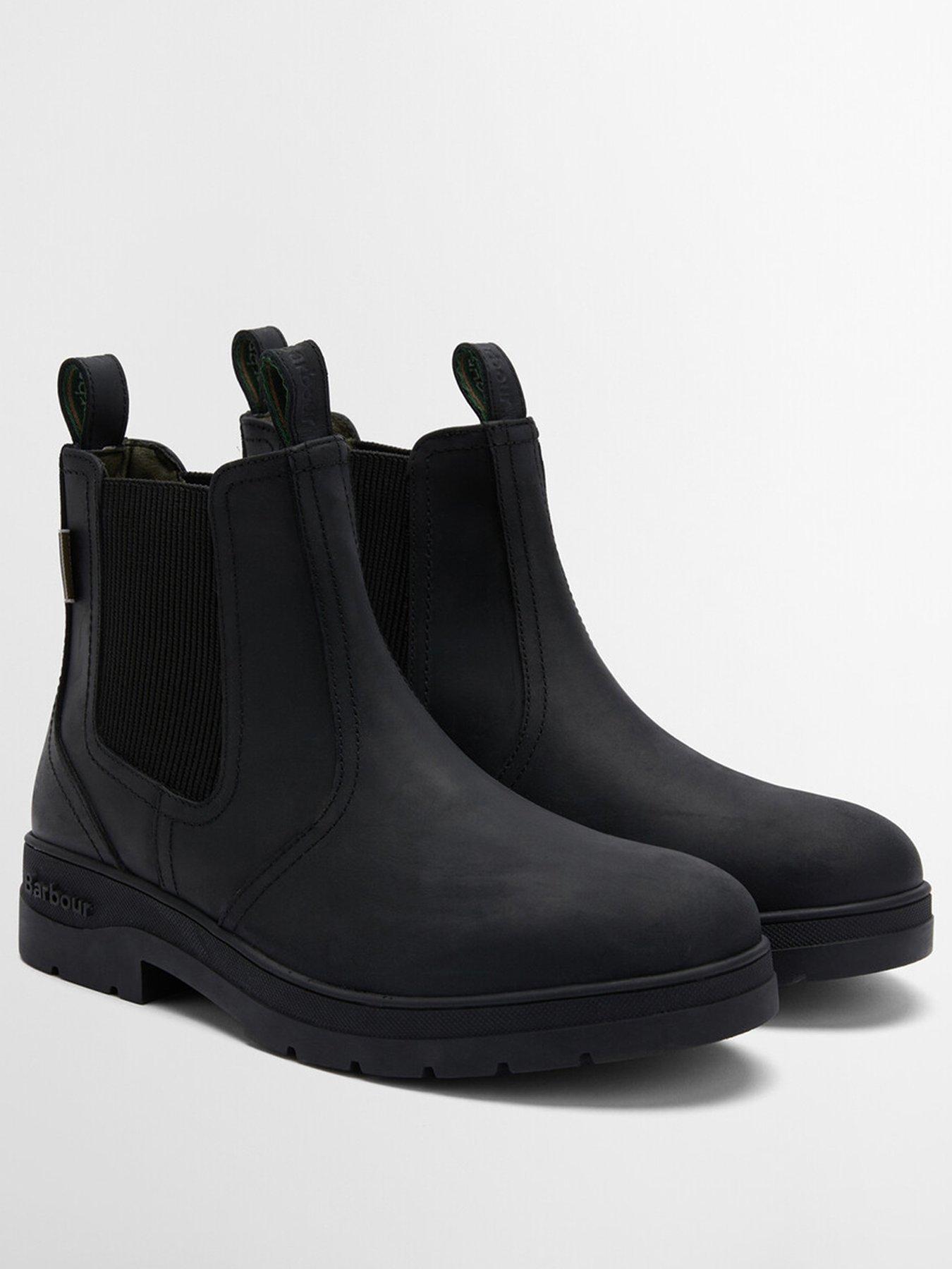 Image 2 of 7 of Barbour Mens Turnbull Waterproof Chunky Sole Chelsea Boots - Black