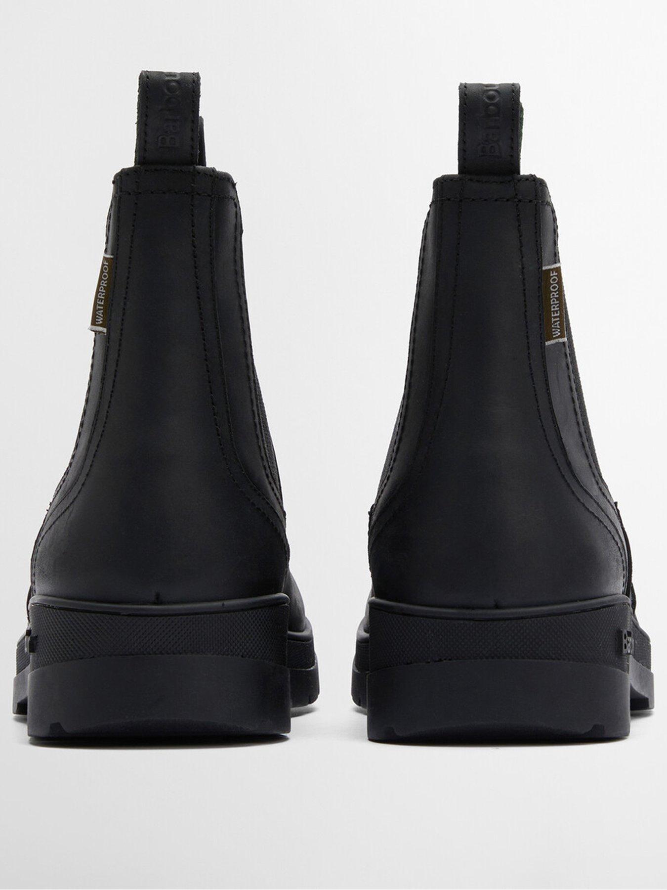 Image 3 of 7 of Barbour Mens Turnbull Waterproof Chunky Sole Chelsea Boots - Black
