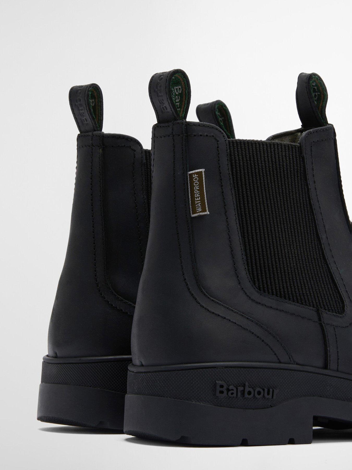 Image 6 of 7 of Barbour Mens Turnbull Waterproof Chunky Sole Chelsea Boots - Black