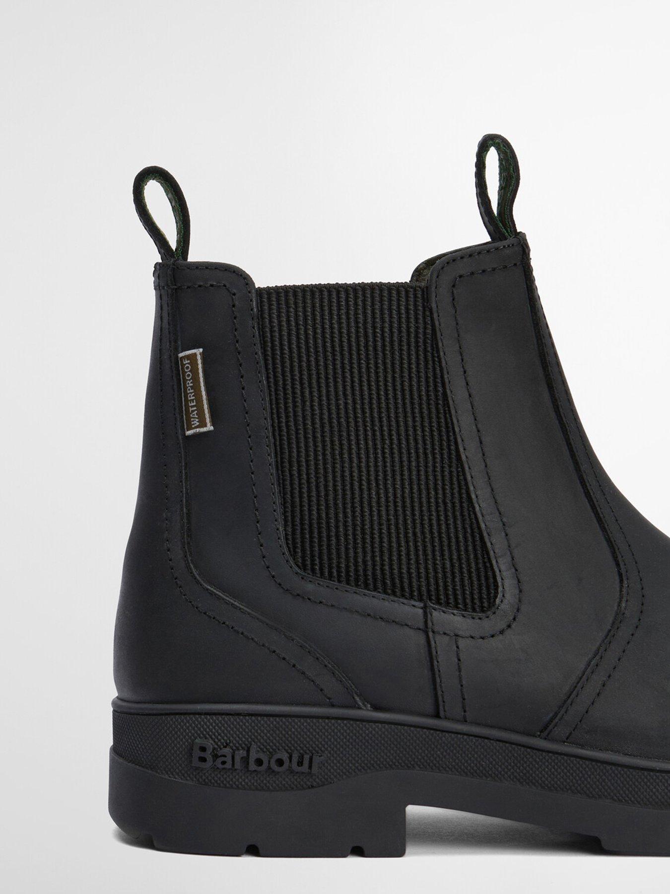 Image 7 of 7 of Barbour Mens Turnbull Waterproof Chunky Sole Chelsea Boots - Black