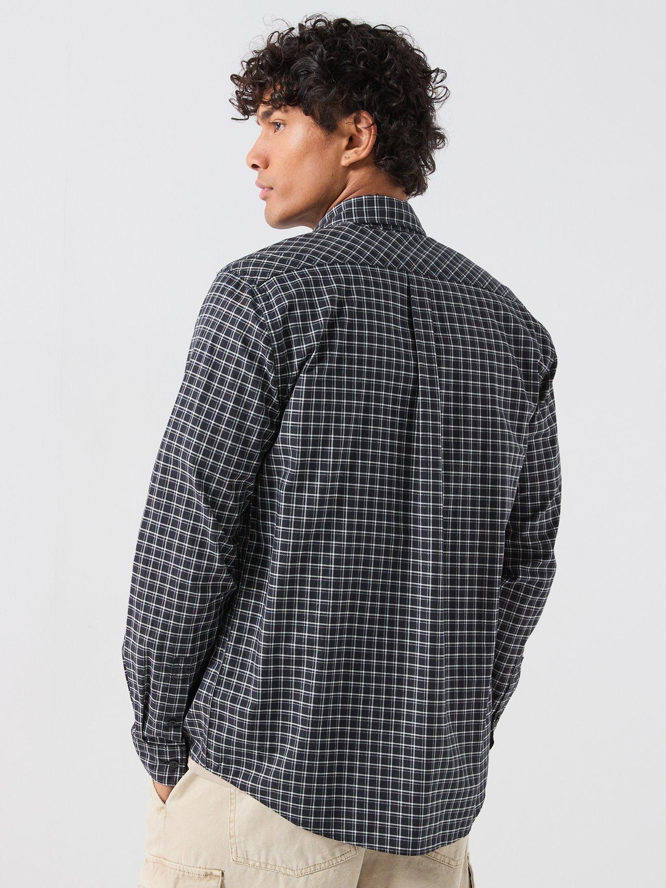 Image 2 of 6 of Barbour International Malkin Checked Shirt - Black